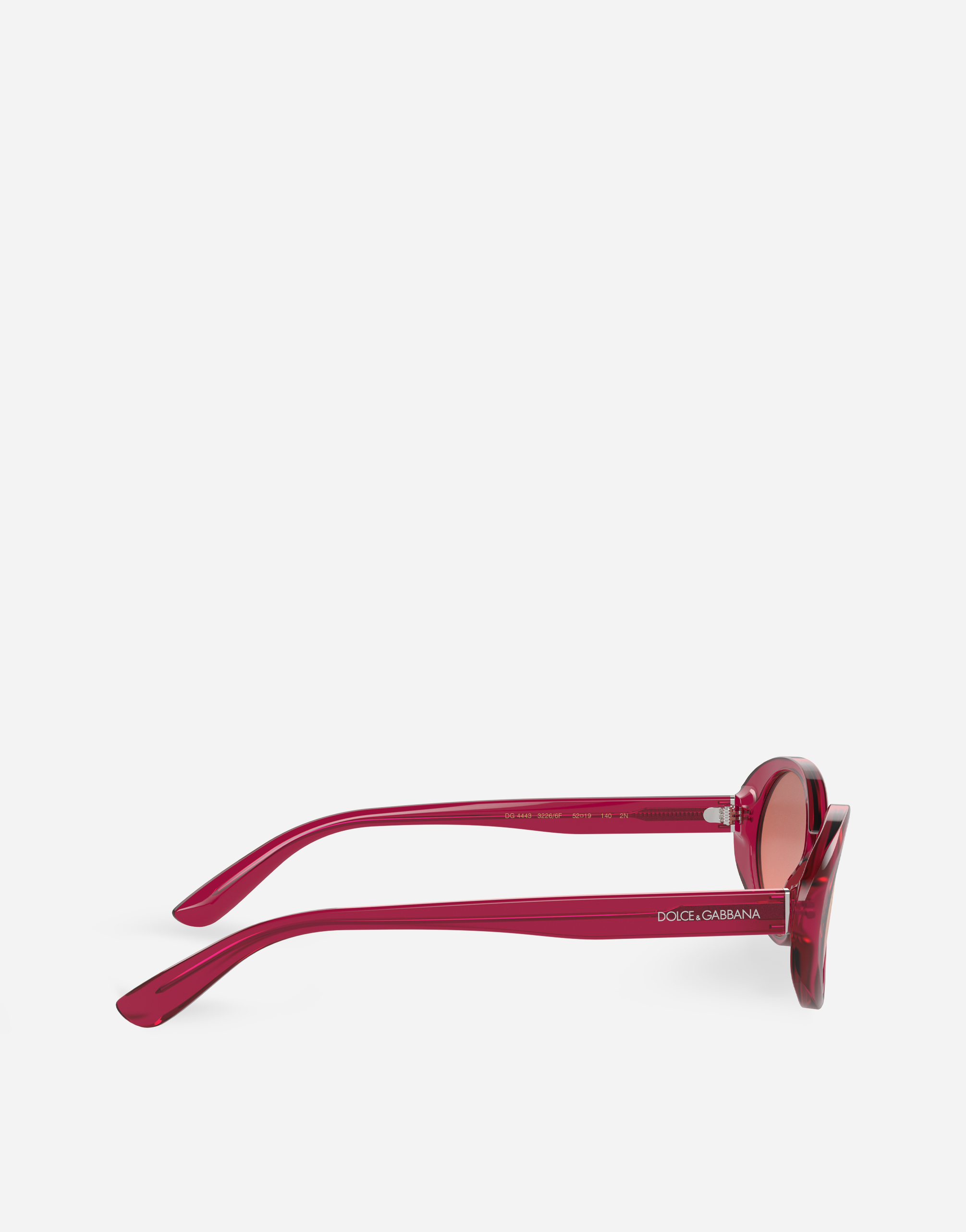 Shop Dolce & Gabbana Re-edition Sunglasses In Fucsia Opaline