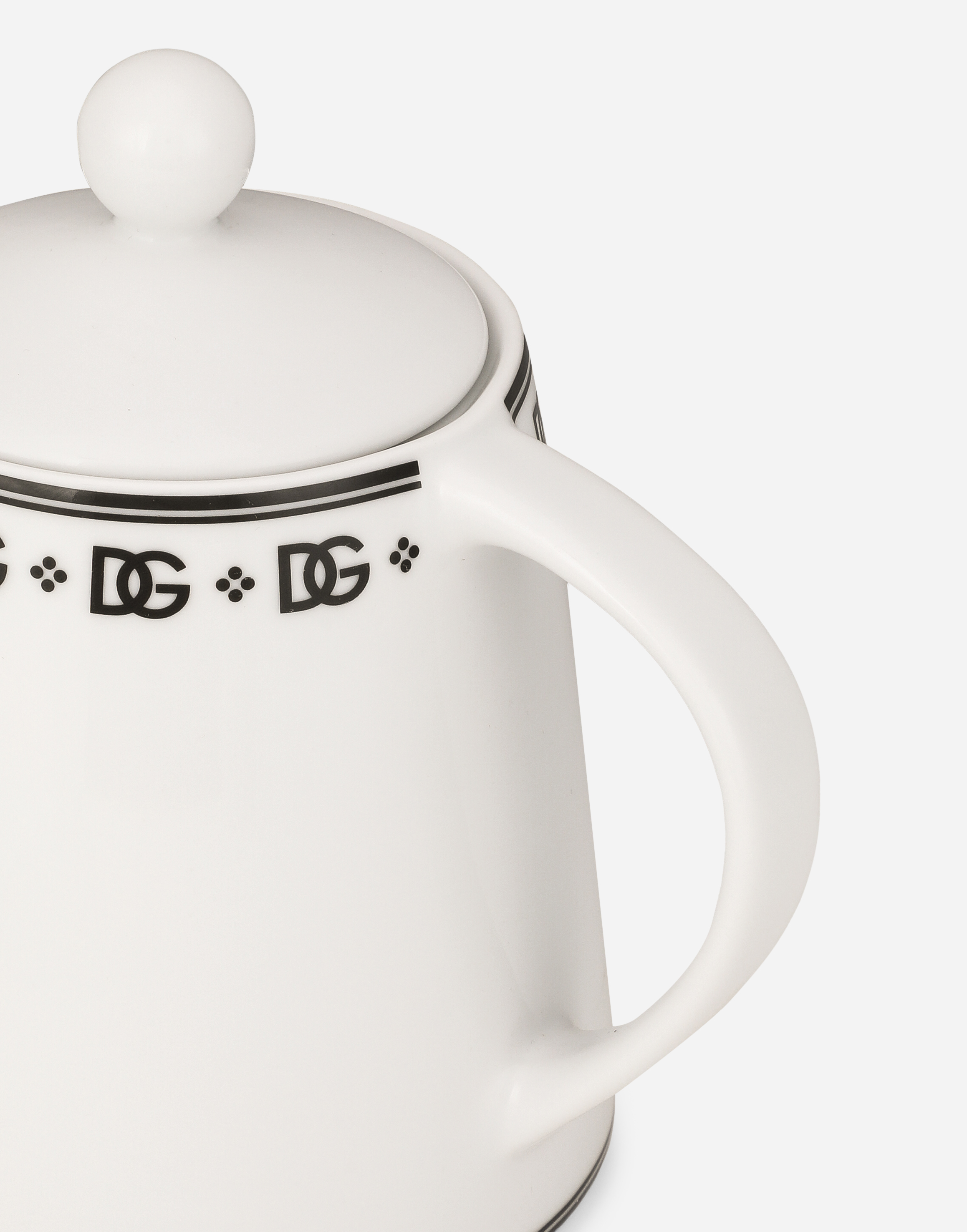 Dolce & Gabbana Porcelain Teapot In Multicolor