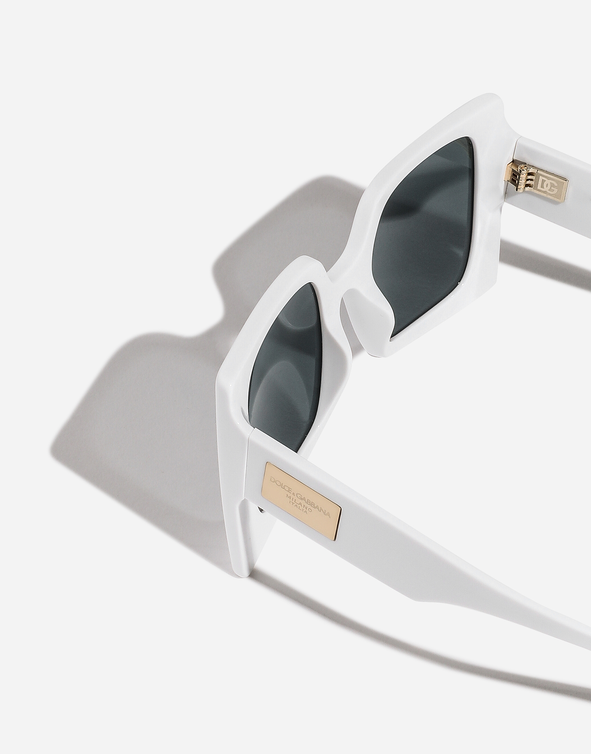 Dolce & Gabbana Square-frame Sunglasses In White