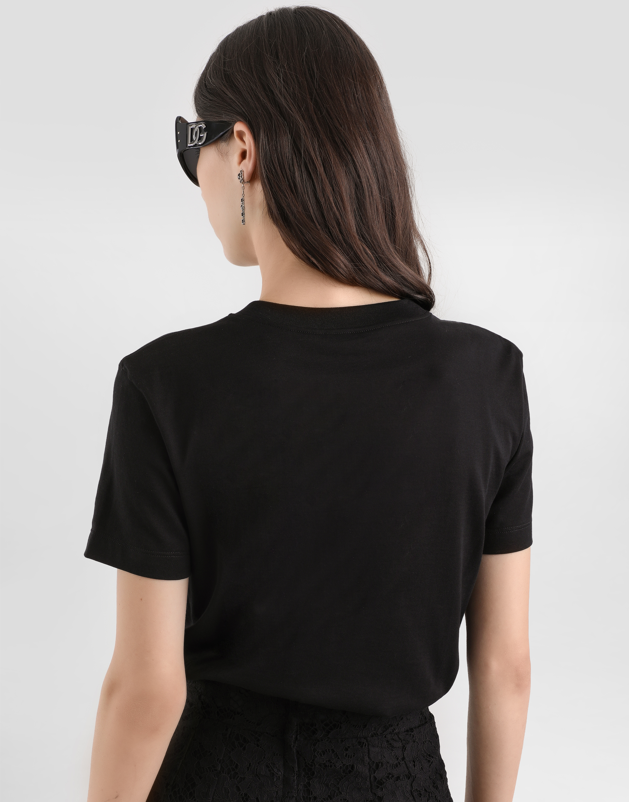 Jersey t-shirt with embroidery