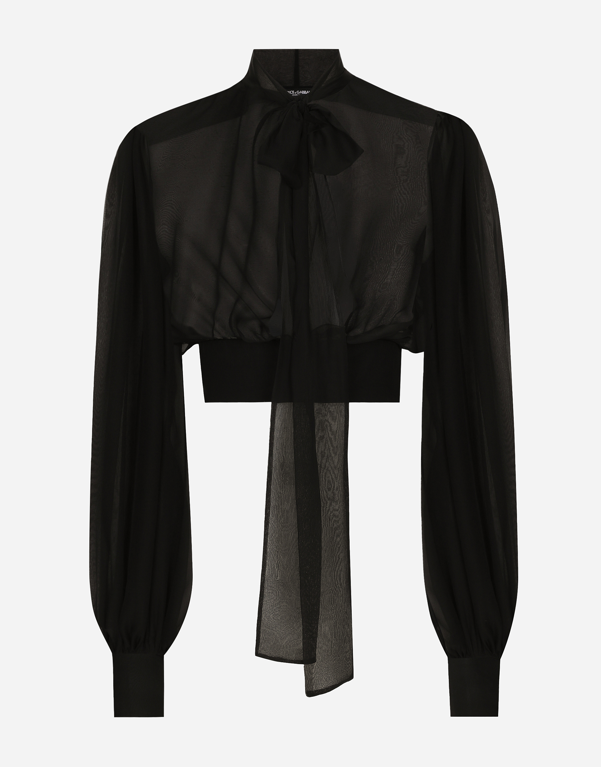 Dolce & Gabbana Long-sleeved Tops In Black