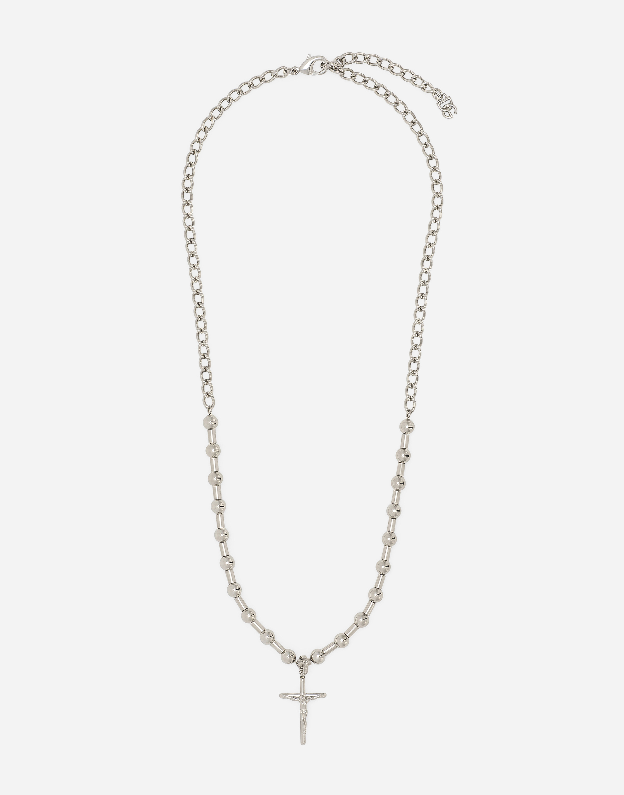 Dolce & Gabbana Collana In Metallo Argento  Uomo In シルバー