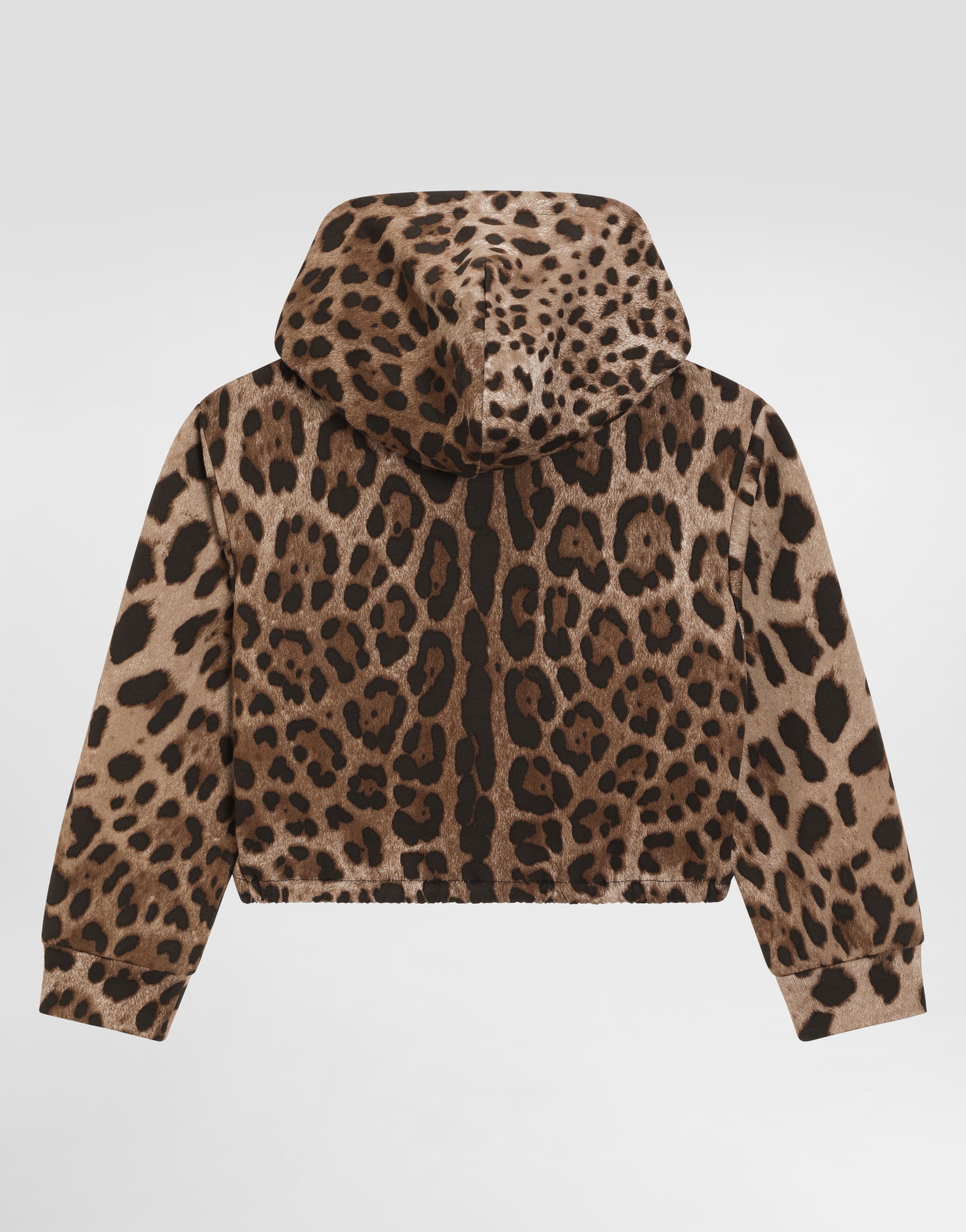  Dolce & Gabbana Leopard-print Hooded Sweatshirt - Femme T-shirts Et Sweat-shirts Imprim� Animalier 4 Years 