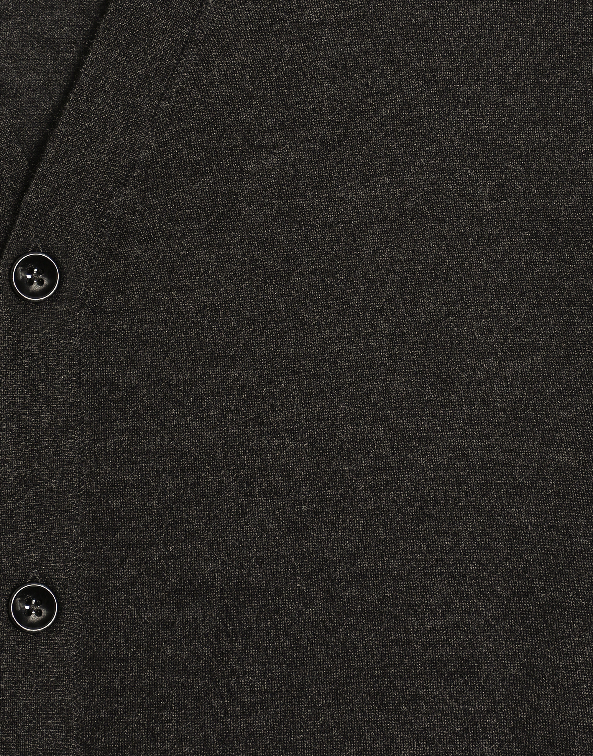  Dolce & Gabbana Dolce & Gabbana Cashmere Cardigan With Buttons - Man Sweaters And Cardigans Gray 44 