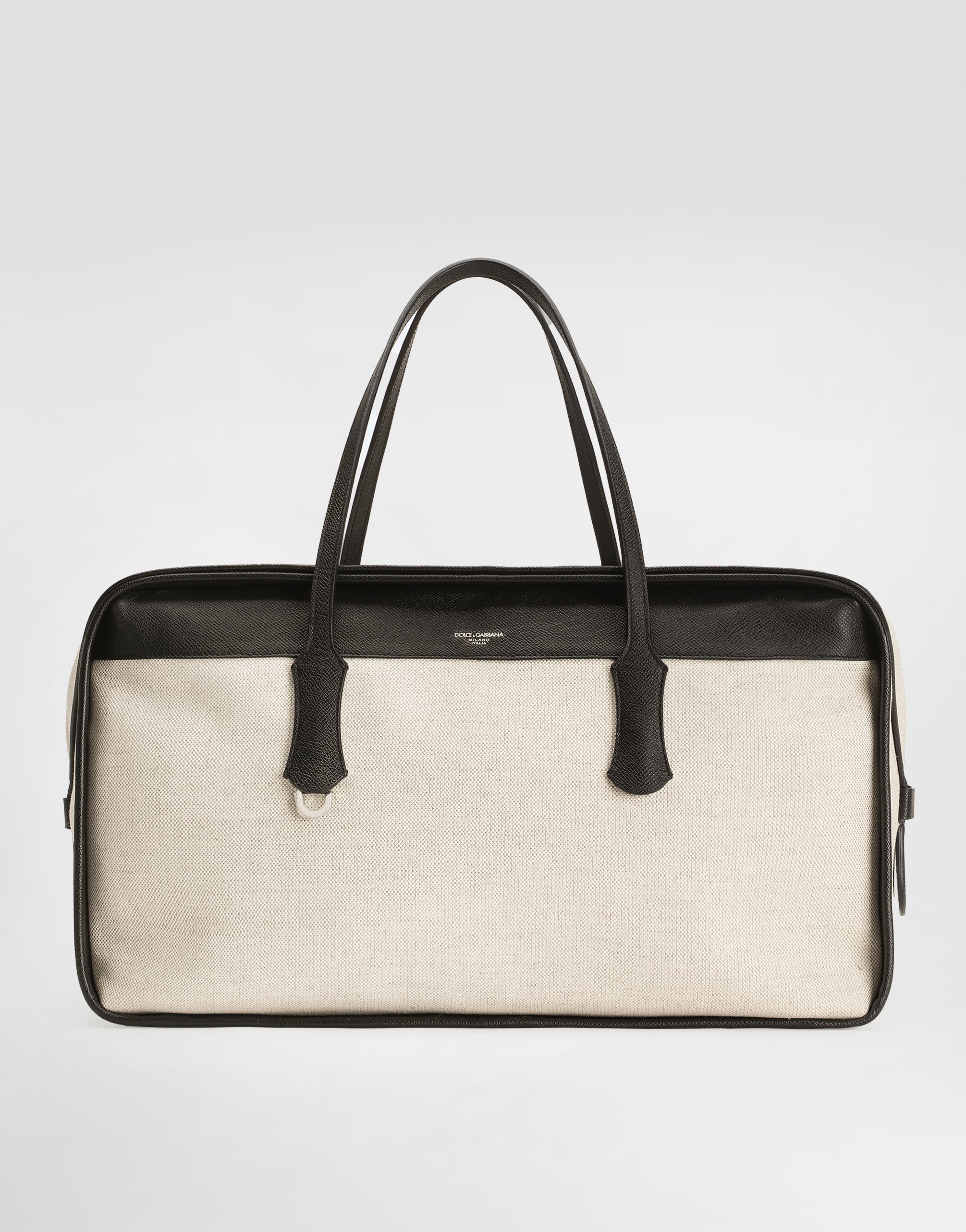 Dolce & Gabbana Salt&pepper Calfskin Atene Handbag - Man Shoppers Multicolor Onesize