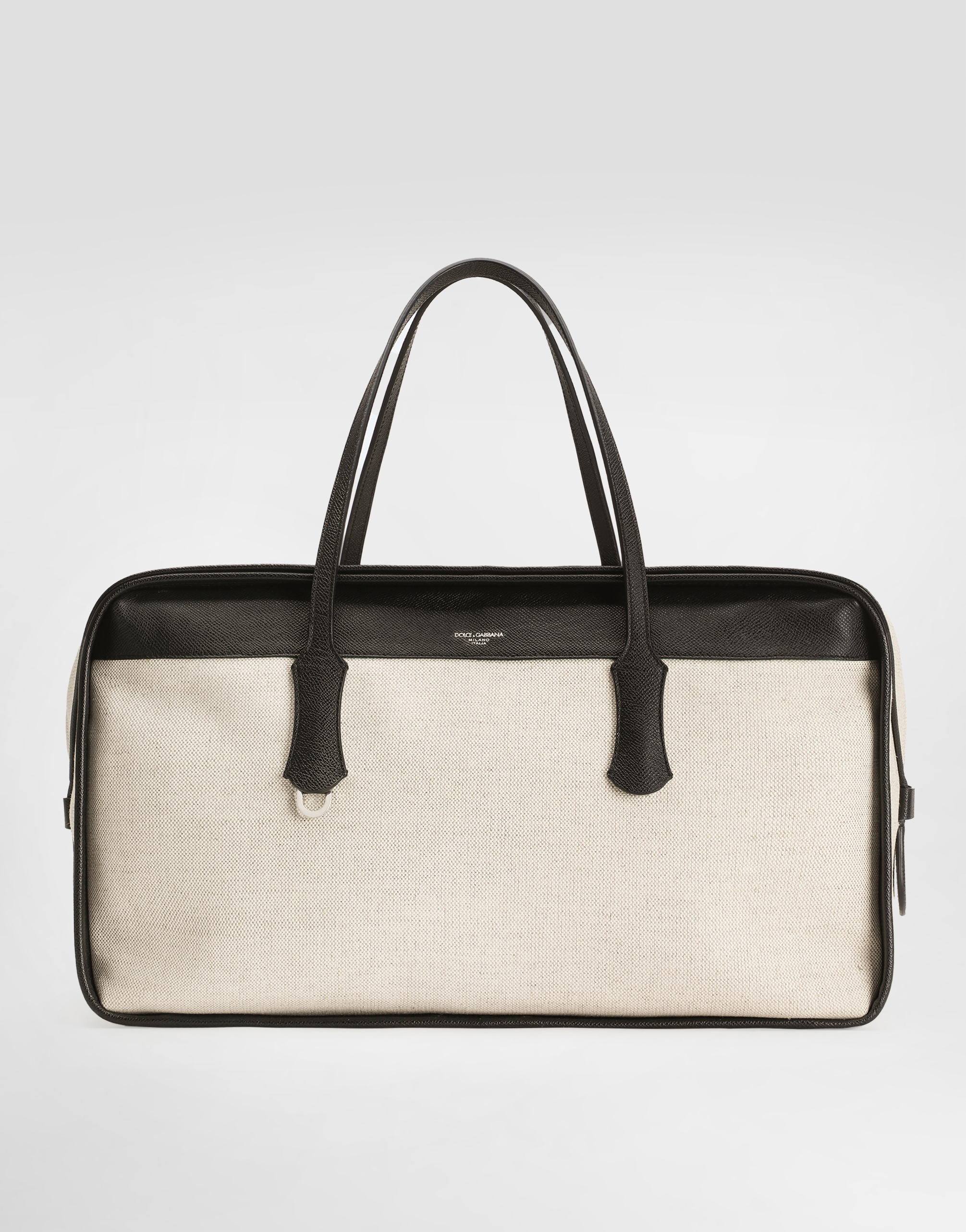 Dolce & Gabbana Salt&pepper Calfskin Atene Handbag - Man Shoppers Multicolor Onesize
