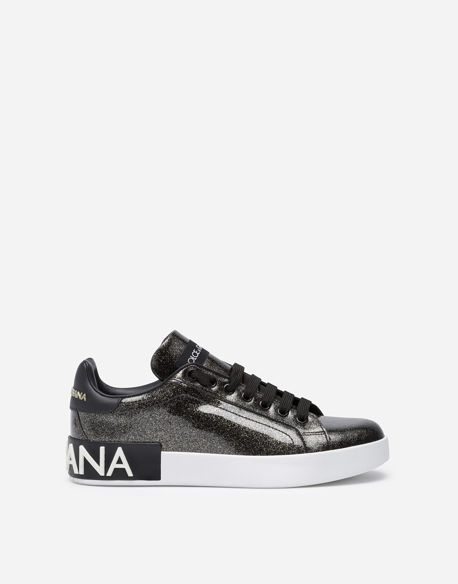 GLITTERY PATENT LEATHER PORTOFINO SNEAKERS