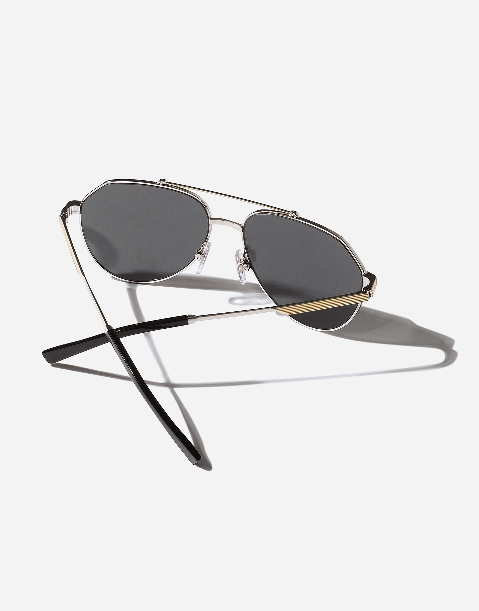 Dolce & Gabbana Gros Grain Sunglasses In Black