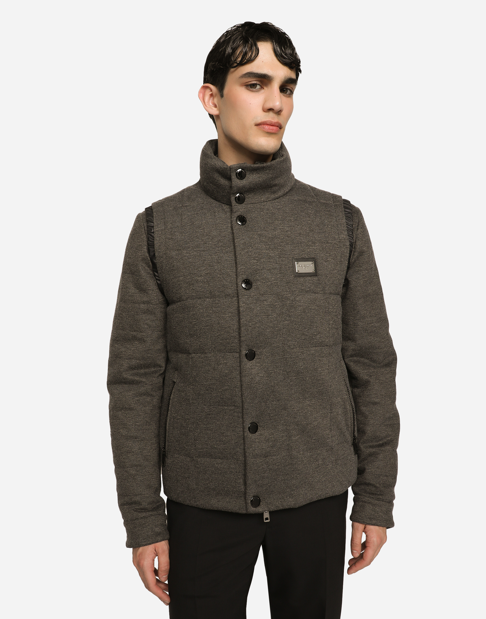 Dolce & Gabbana Giubbotto In Grey