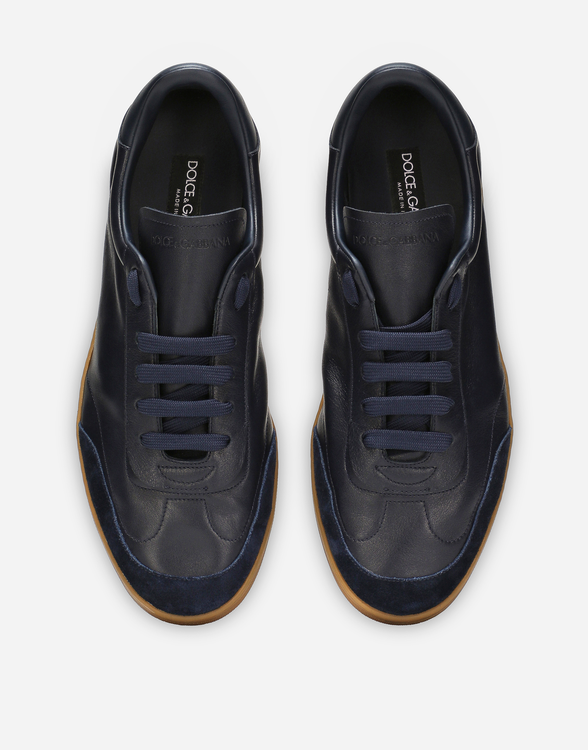 Dolce & Gabbana Saint Tropez Low-top Sneakers In Blue