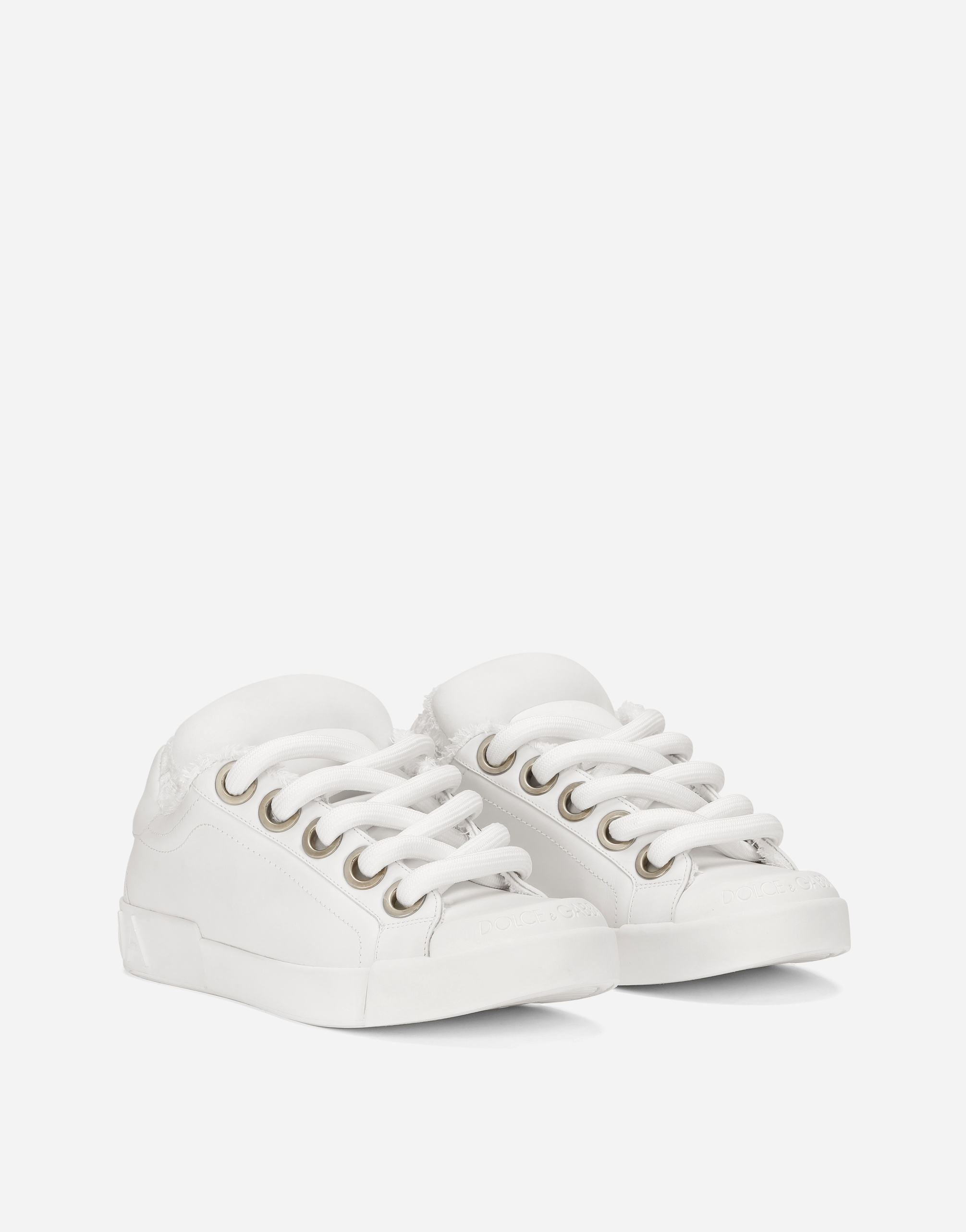 DOLCE & GABBANA CALFSKIN PORTOFINO SNEAKERS