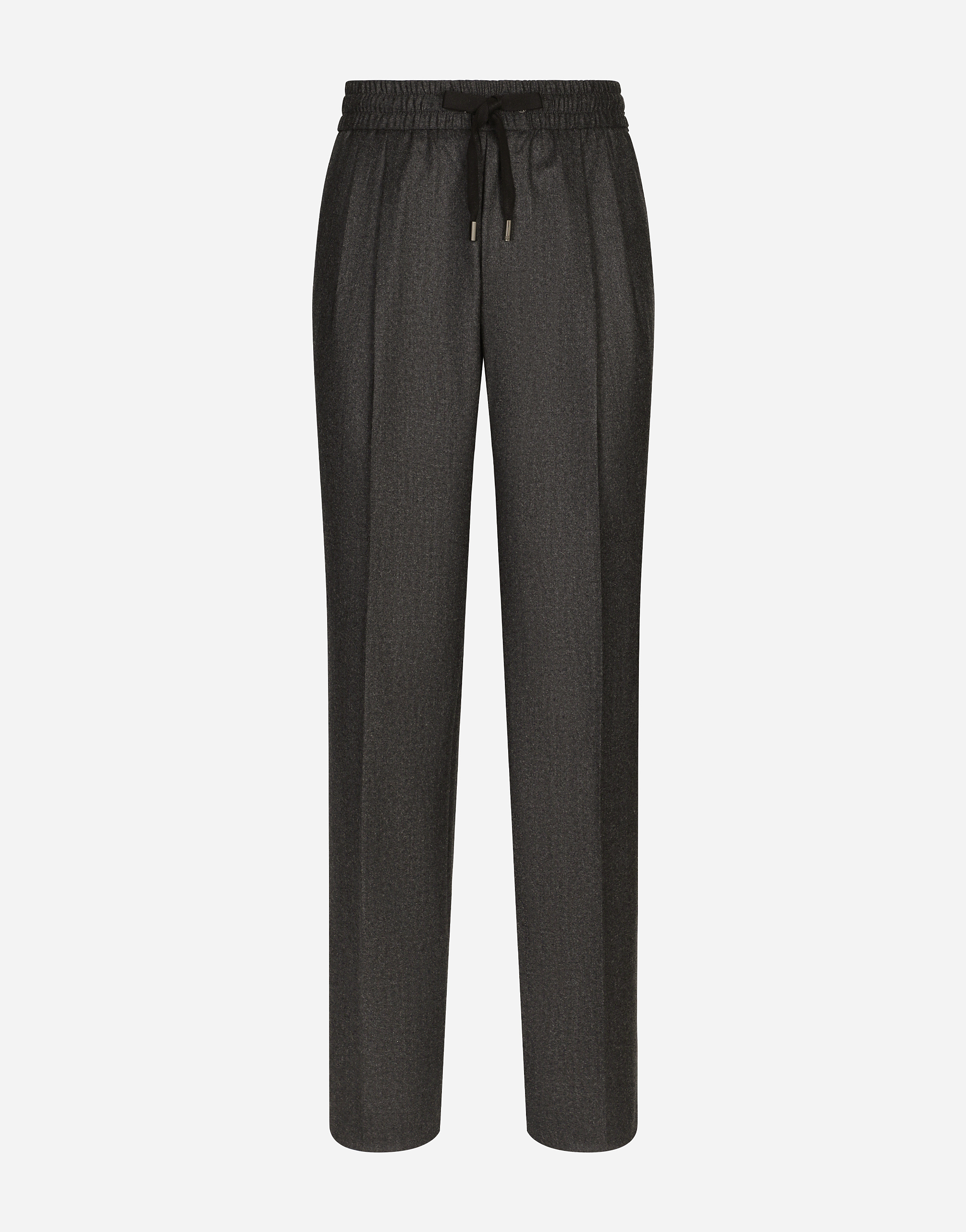 Dolce & Gabbana Flannel Jogging Pants - Man Pants And Shorts Gray 60