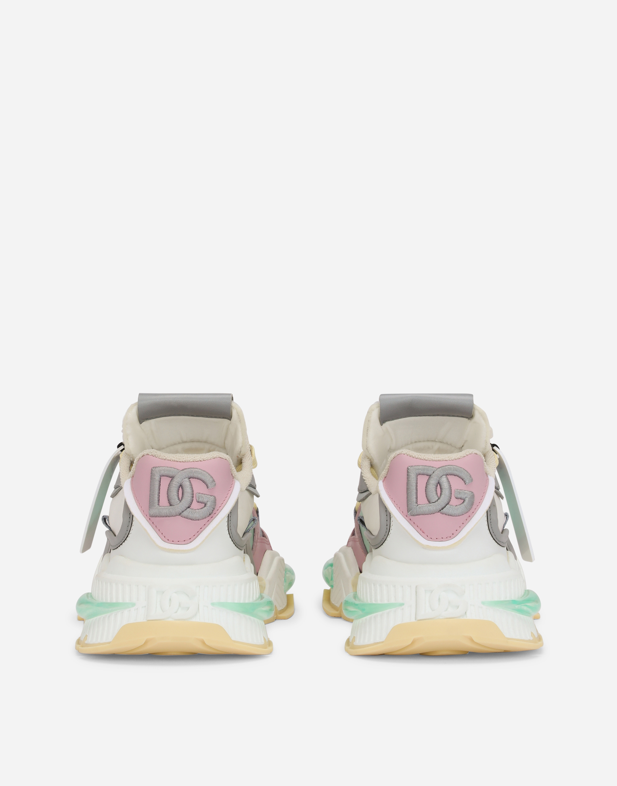 DOLCE & GABBANA MIXED-MATERIAL AIRMASTER SNEAKERS