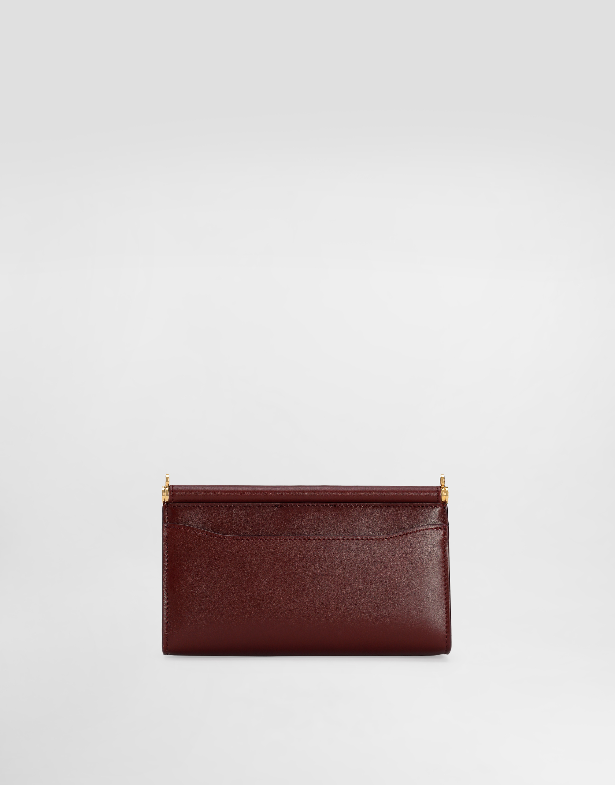  Dolce & Gabbana Bolso Para Móvil De Piel De Becerro Plongé - Mujer Bolsos Mini Y Clutchs Burdeos Onesize 