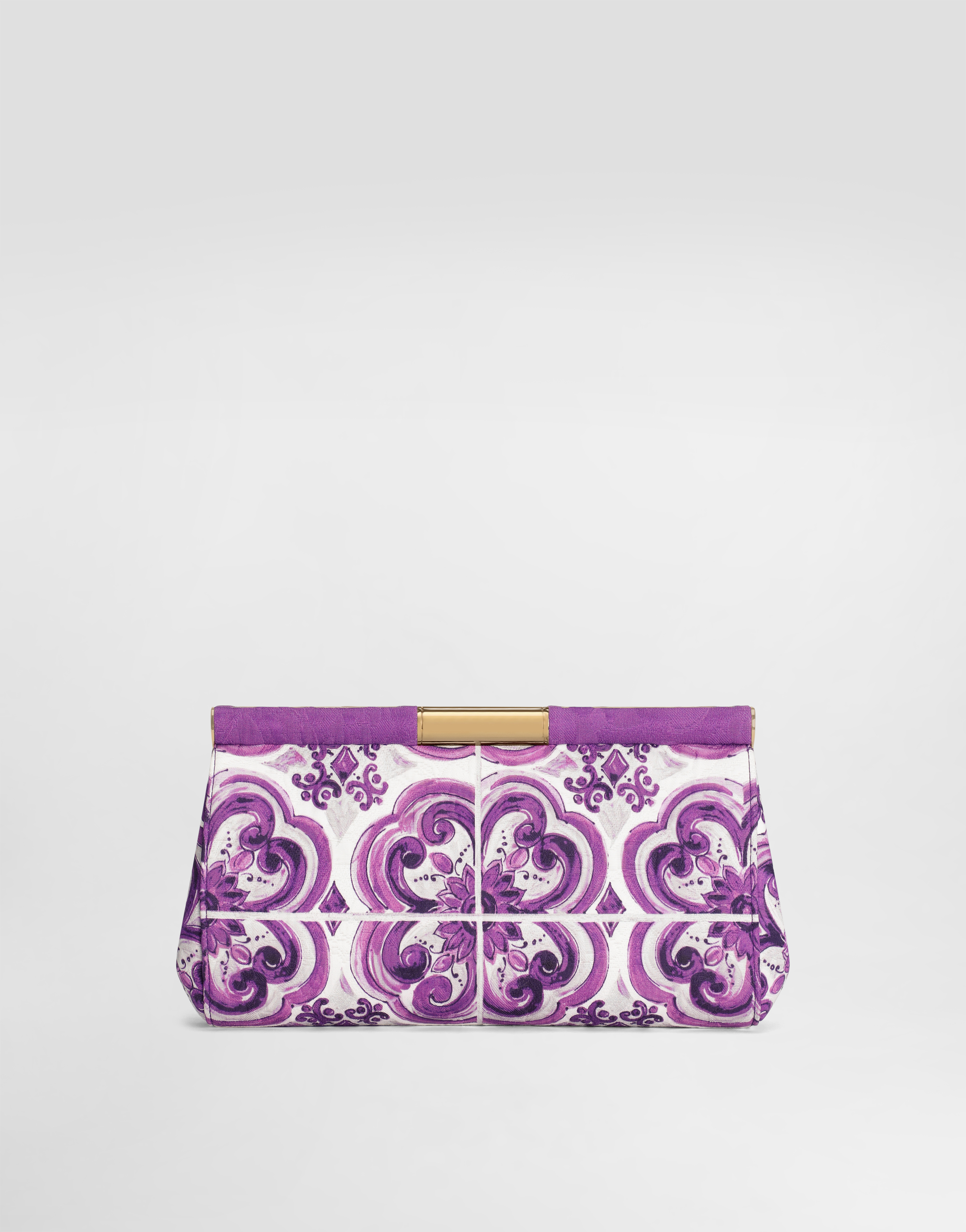 Brocade-print embroidered Marlene shoulder bag