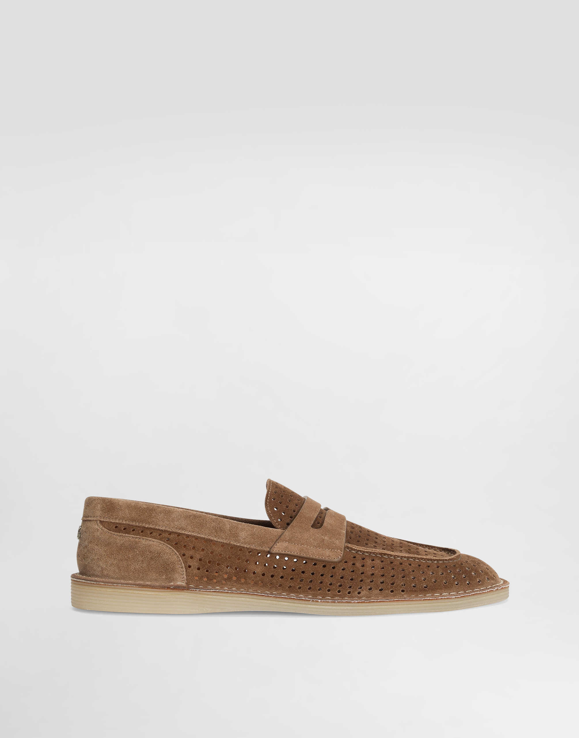 Dolce & Gabbana Calfskin Loafers - Man Driver Shoes And Loafers Brown