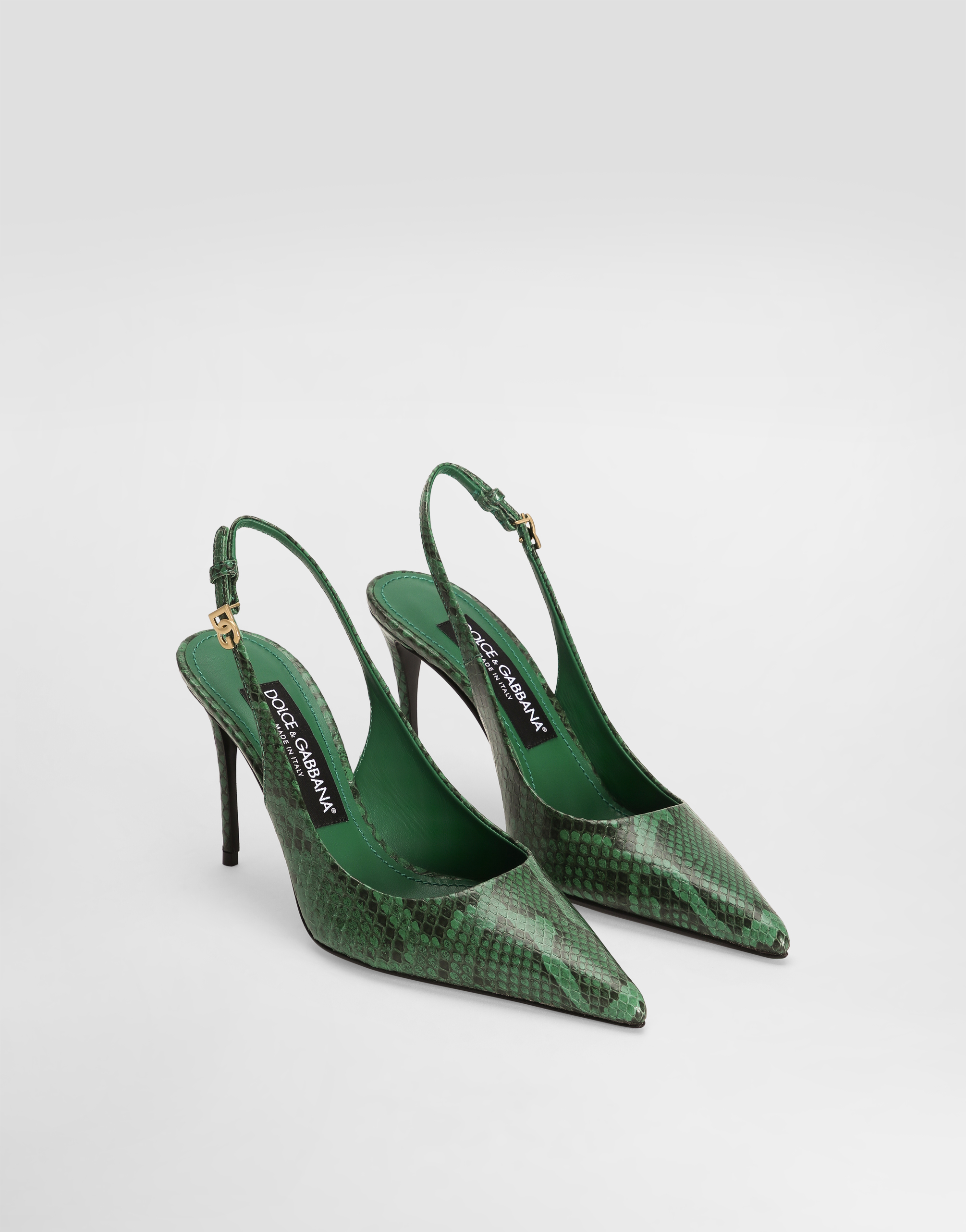  Dolce & Gabbana Dolce & Gabbana Slingback - Woman Pumps And Slingback Green 36 