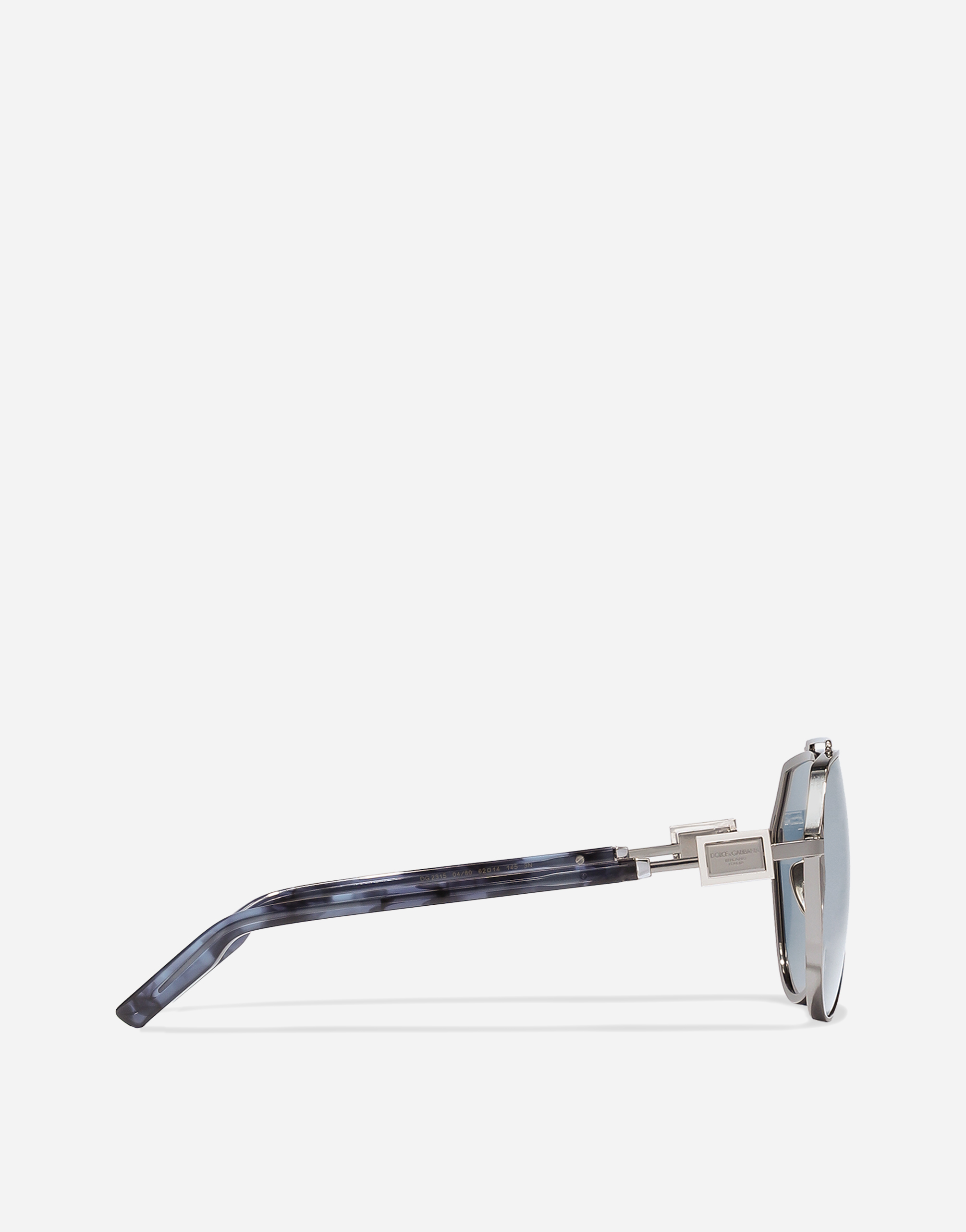 Dolce & Gabbana Pilot-frame Sunglasses In Blue