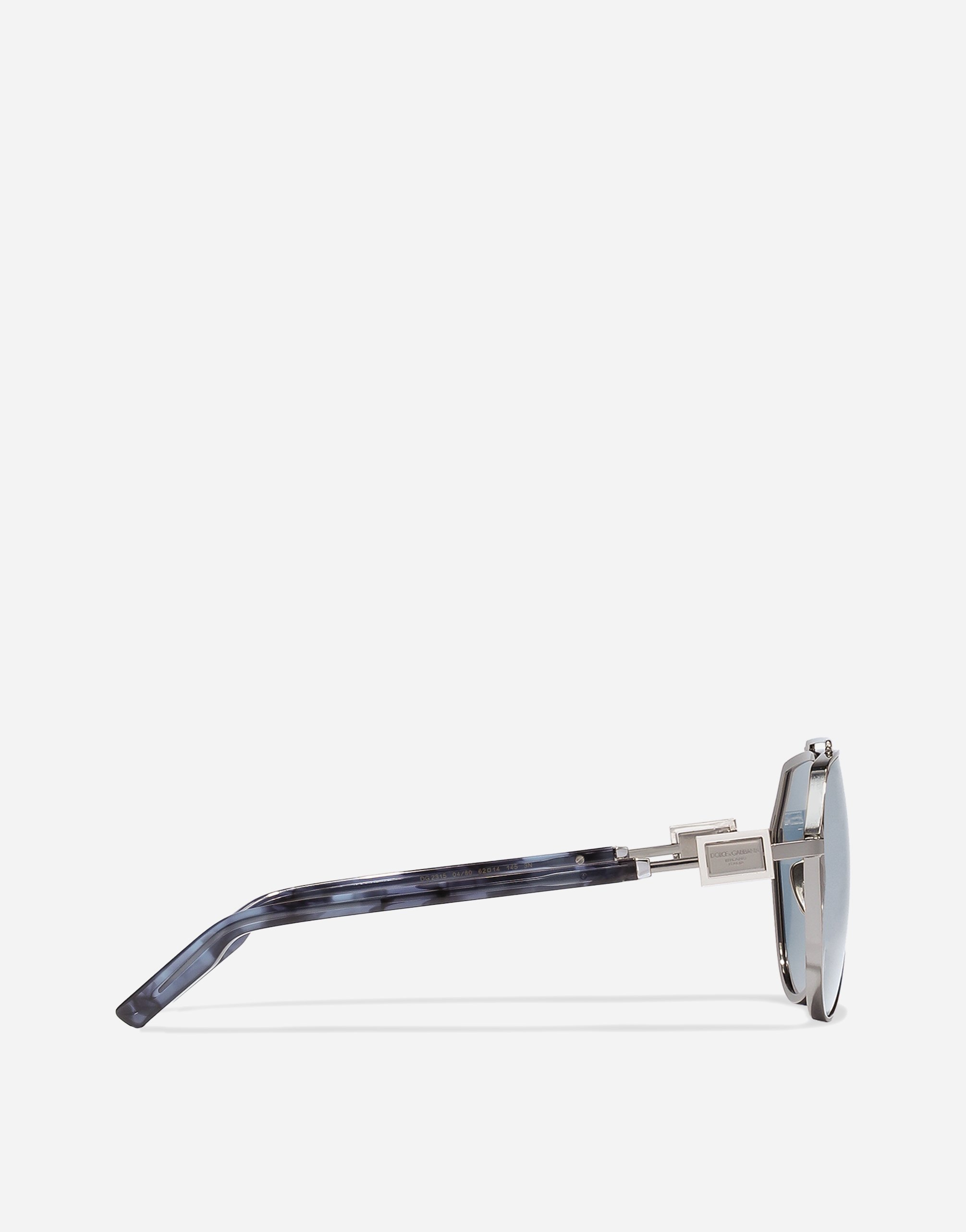 Dolce & Gabbana Pilot-frame Sunglasses In Blue