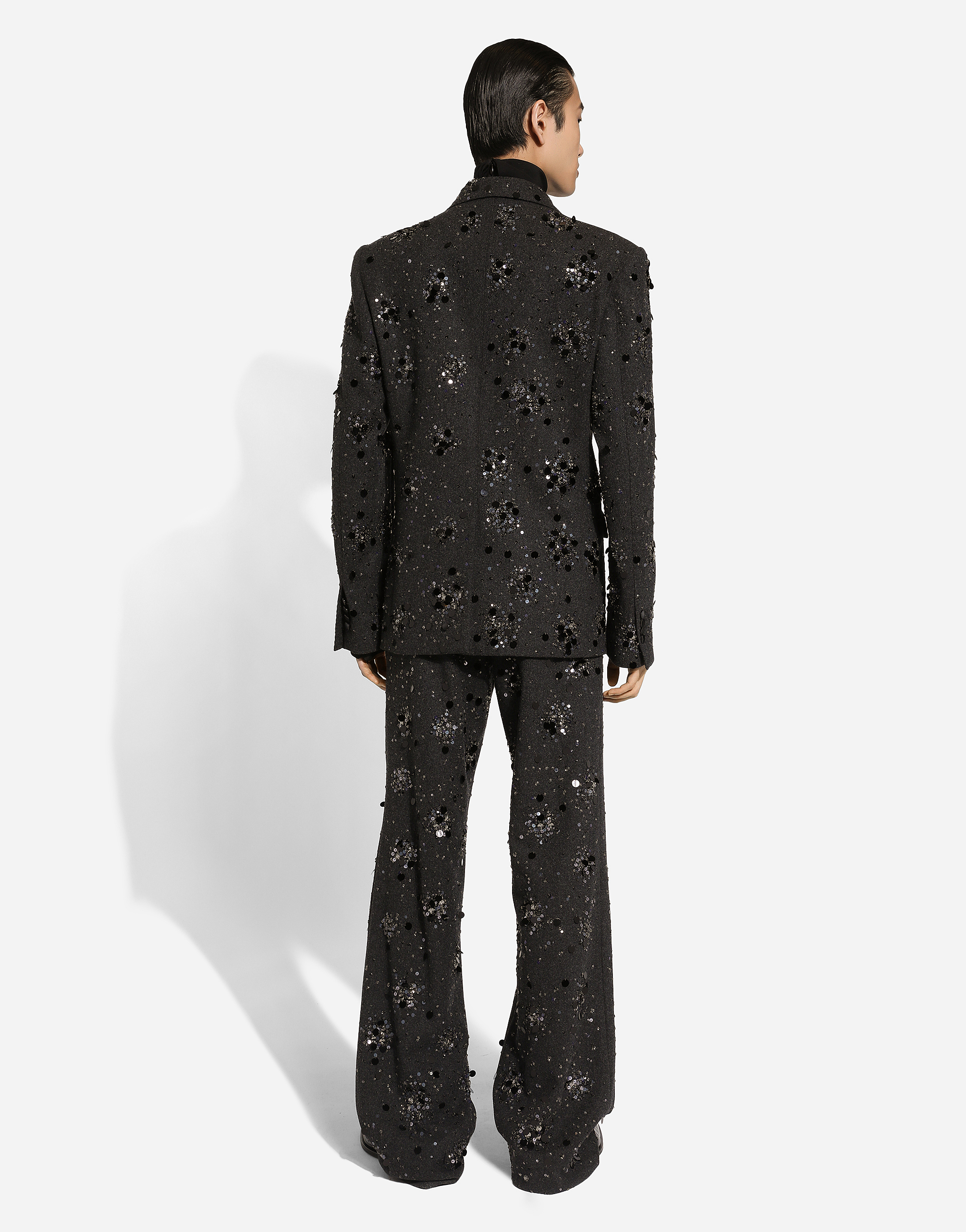 Classic embroidered pants