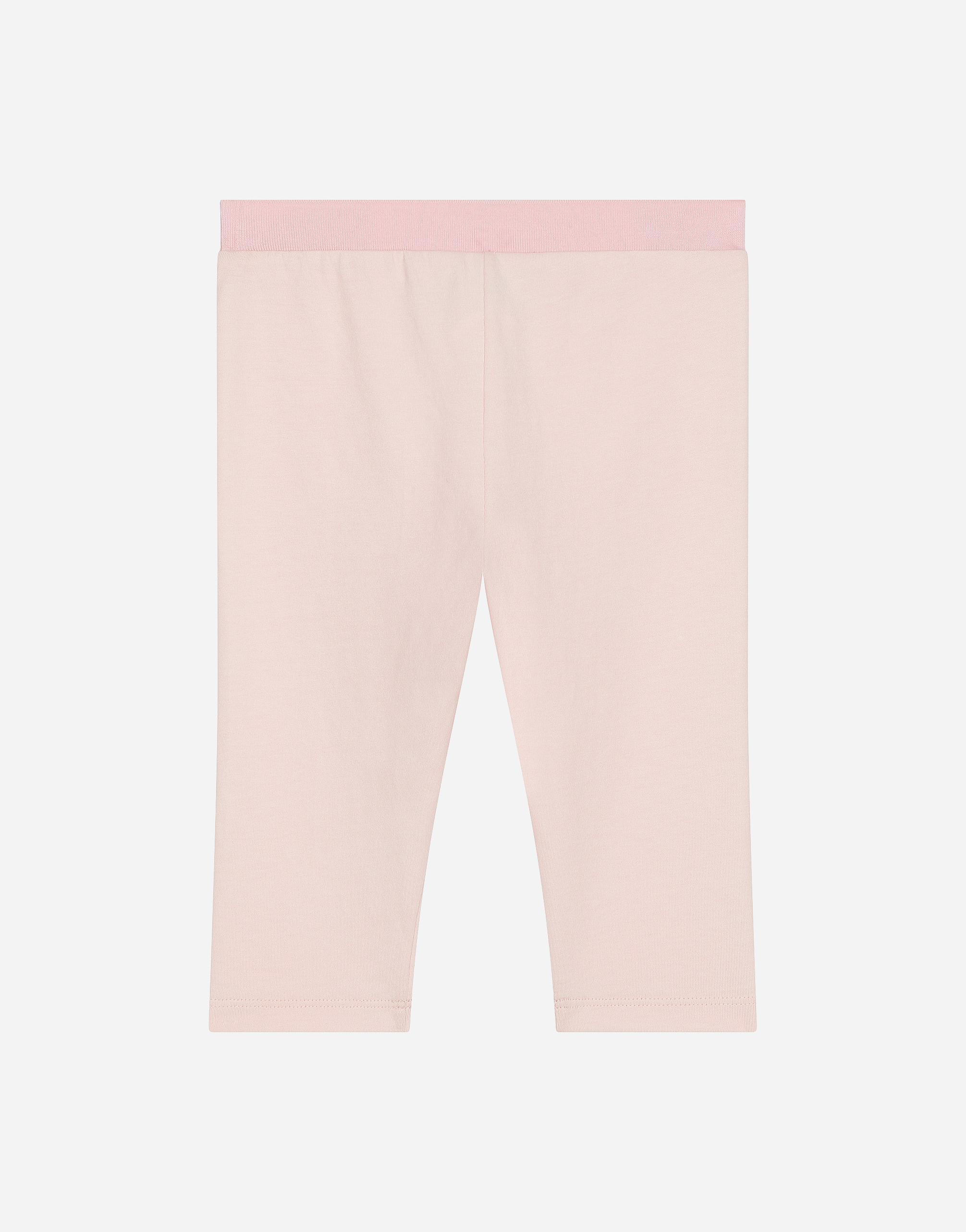 Jersey leggings with elasticated band