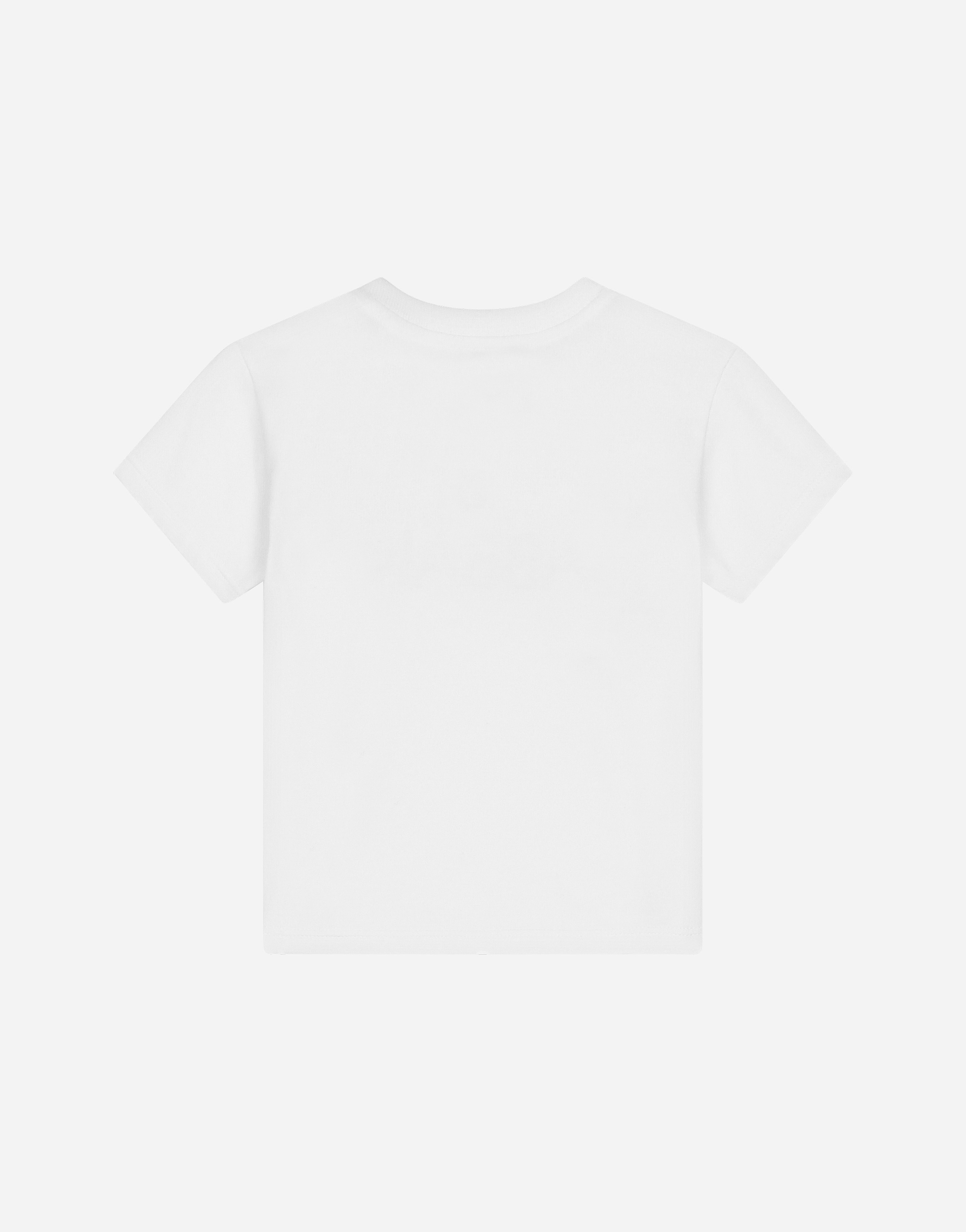 DOLCE & GABBANA JERSEY T-SHIRT WITH LOGO PRINT