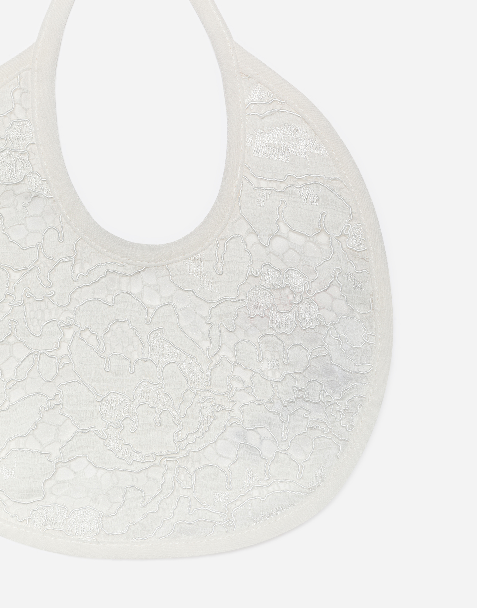  Dolce & Gabbana Lätzchen Aus Galon-spitze - Mann Accessoires Und Baby Carrier Wei� Onesize 