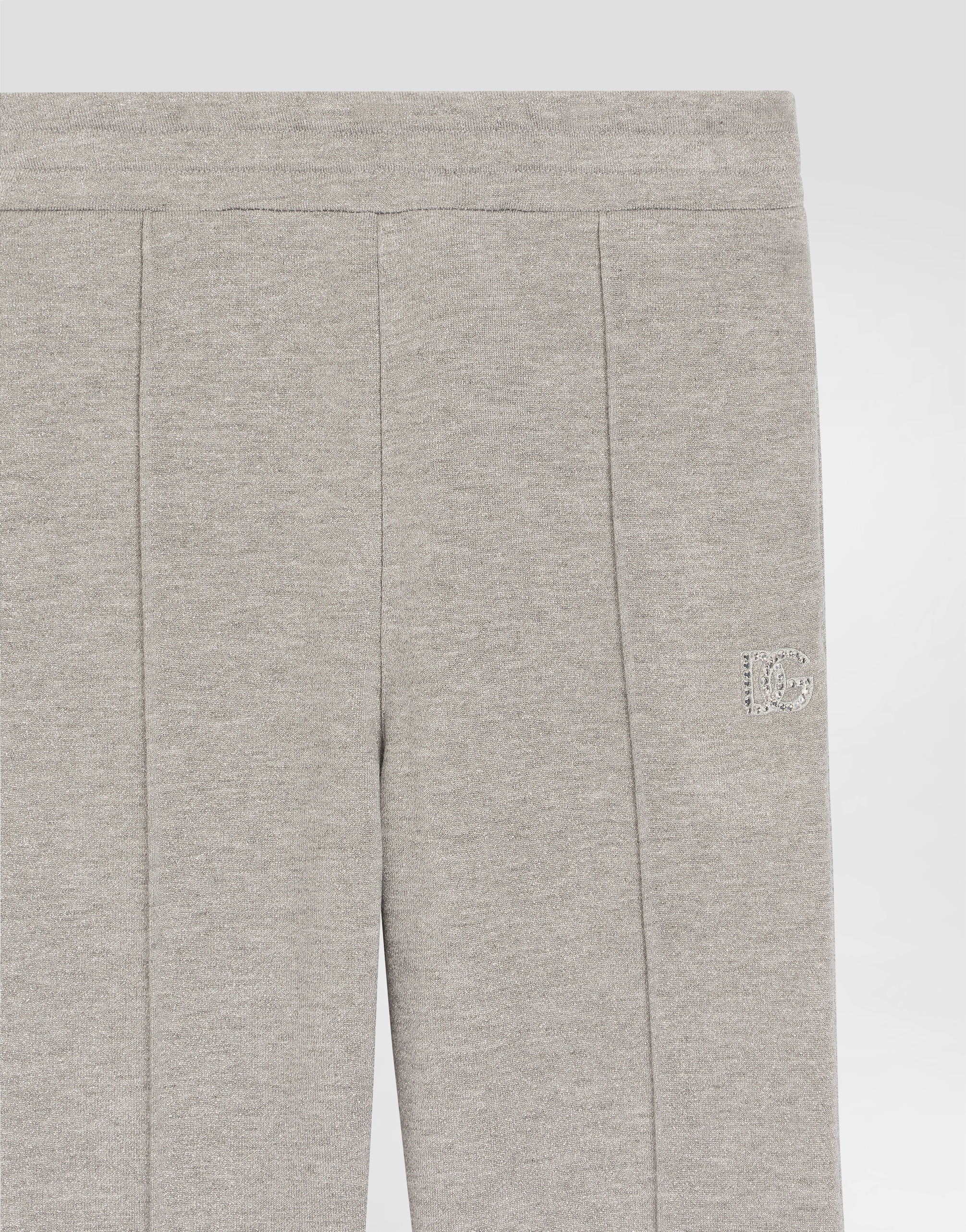 Lurex fleece trousers