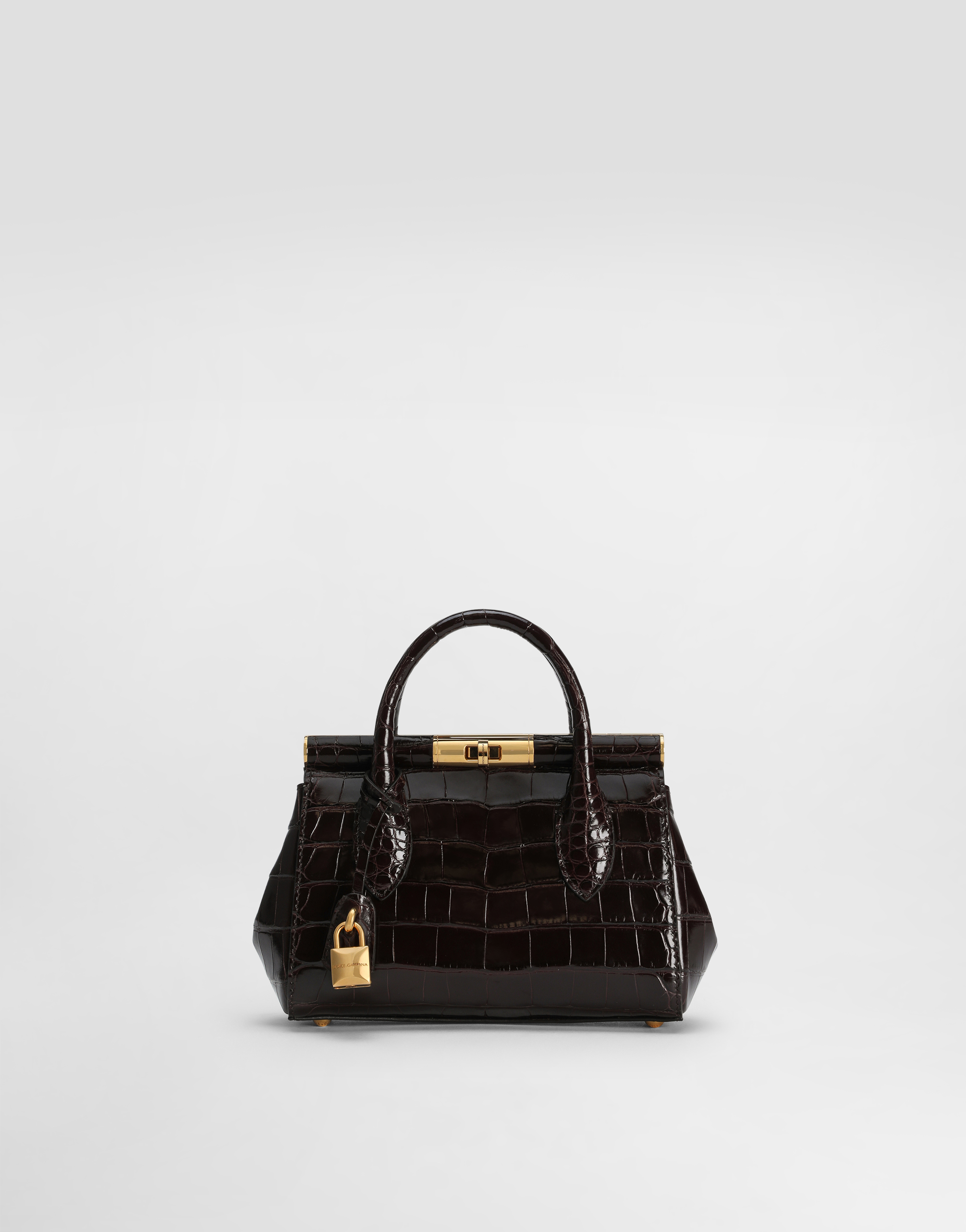 Marlene day mini handbag in polished alligator