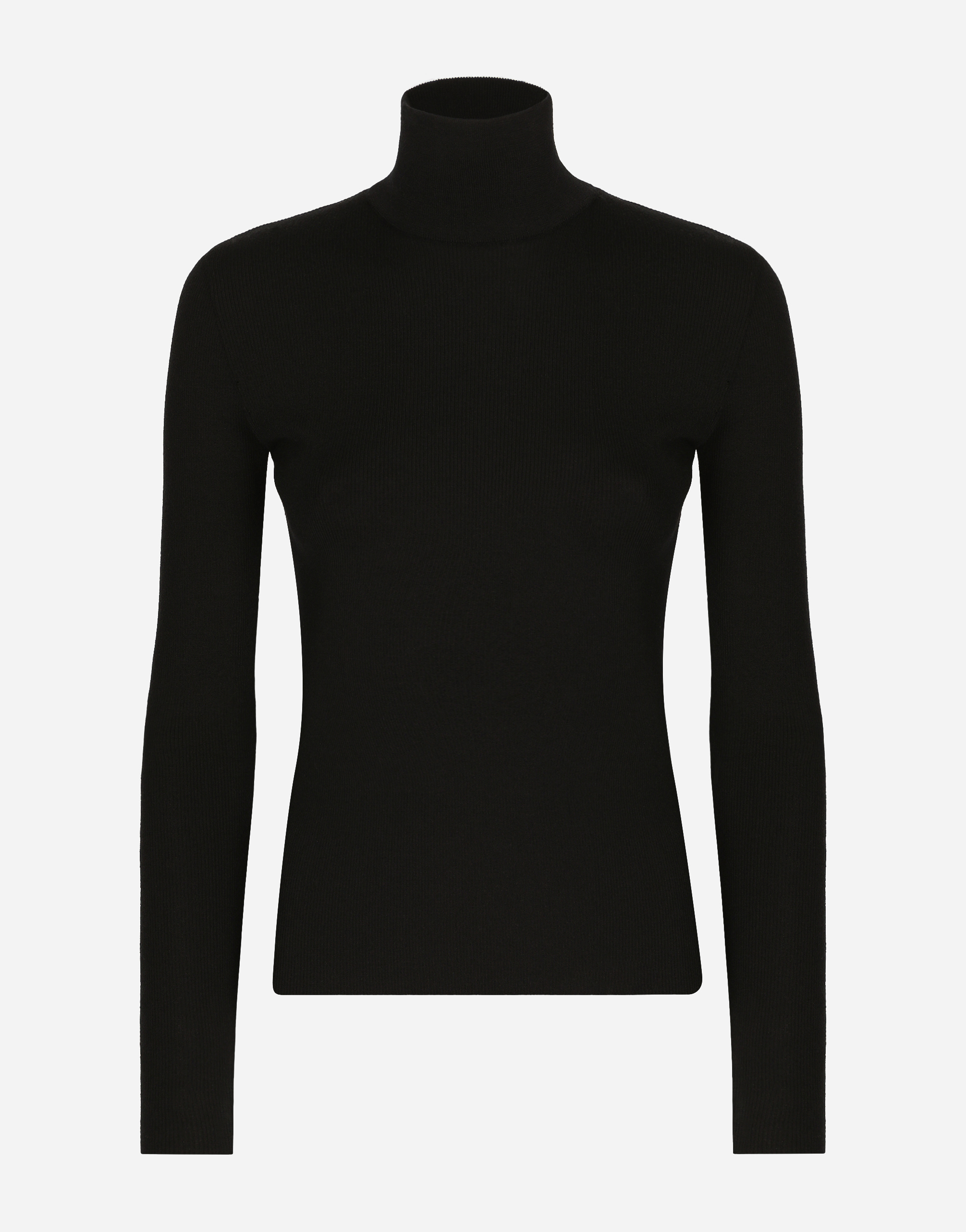 Dolce & Gabbana Cashmere Turtle-neck Sweater - Woman Sweaters And Cardigans Black Cashmere