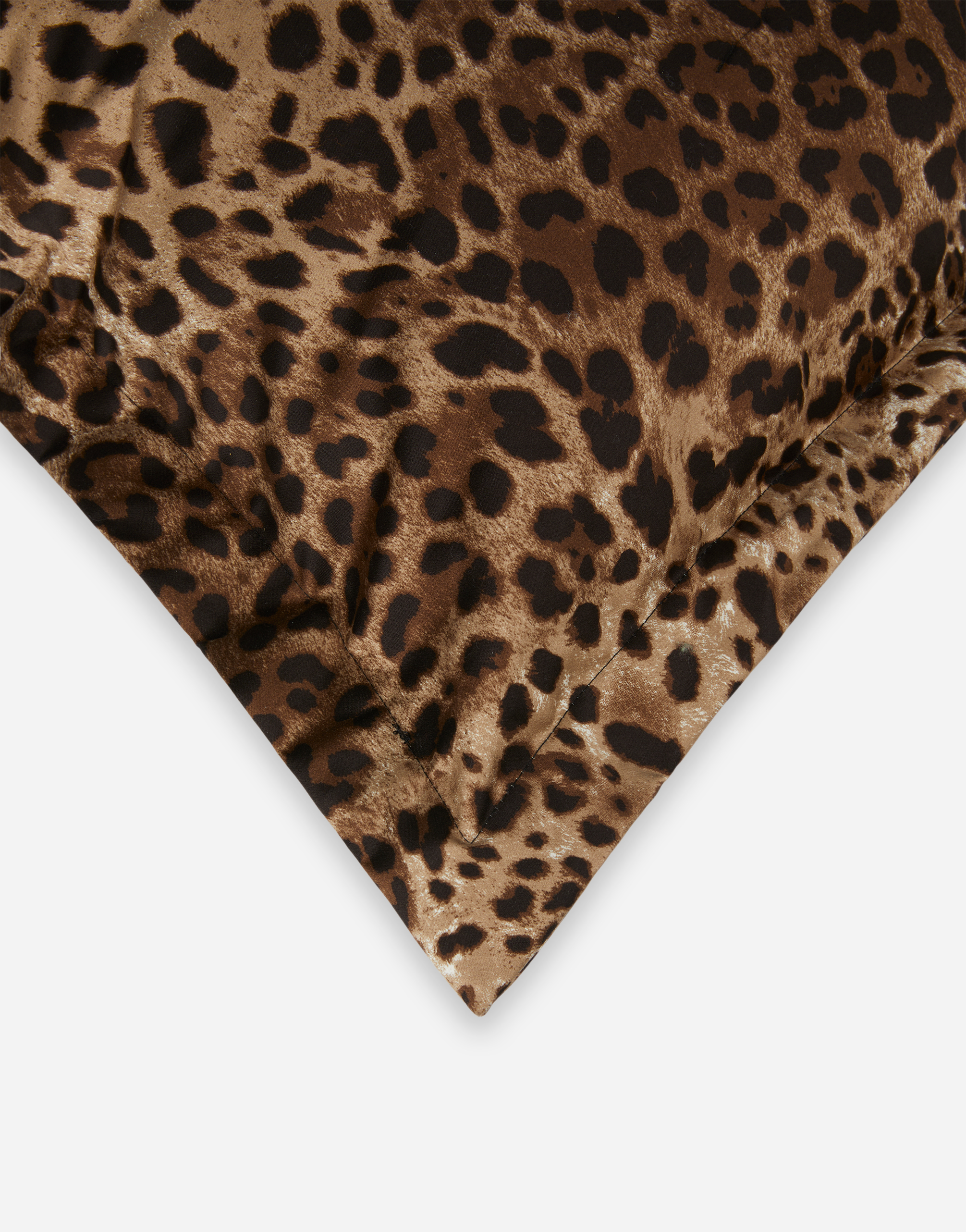 Dolce & Gabbana Duchesse Large Leopard-print Cushion In Multicolor
