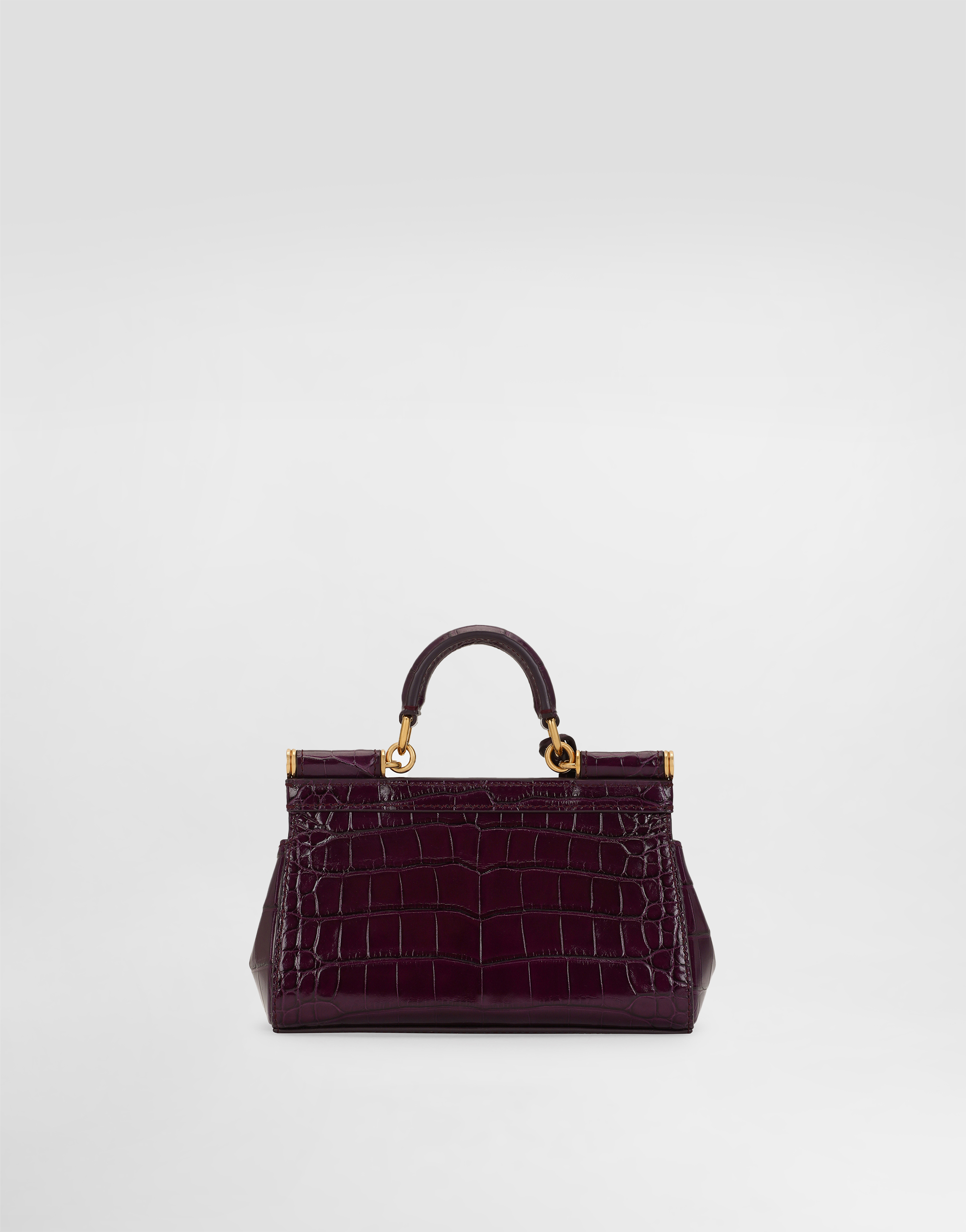 Elongated Sicily handbag in alligator leather