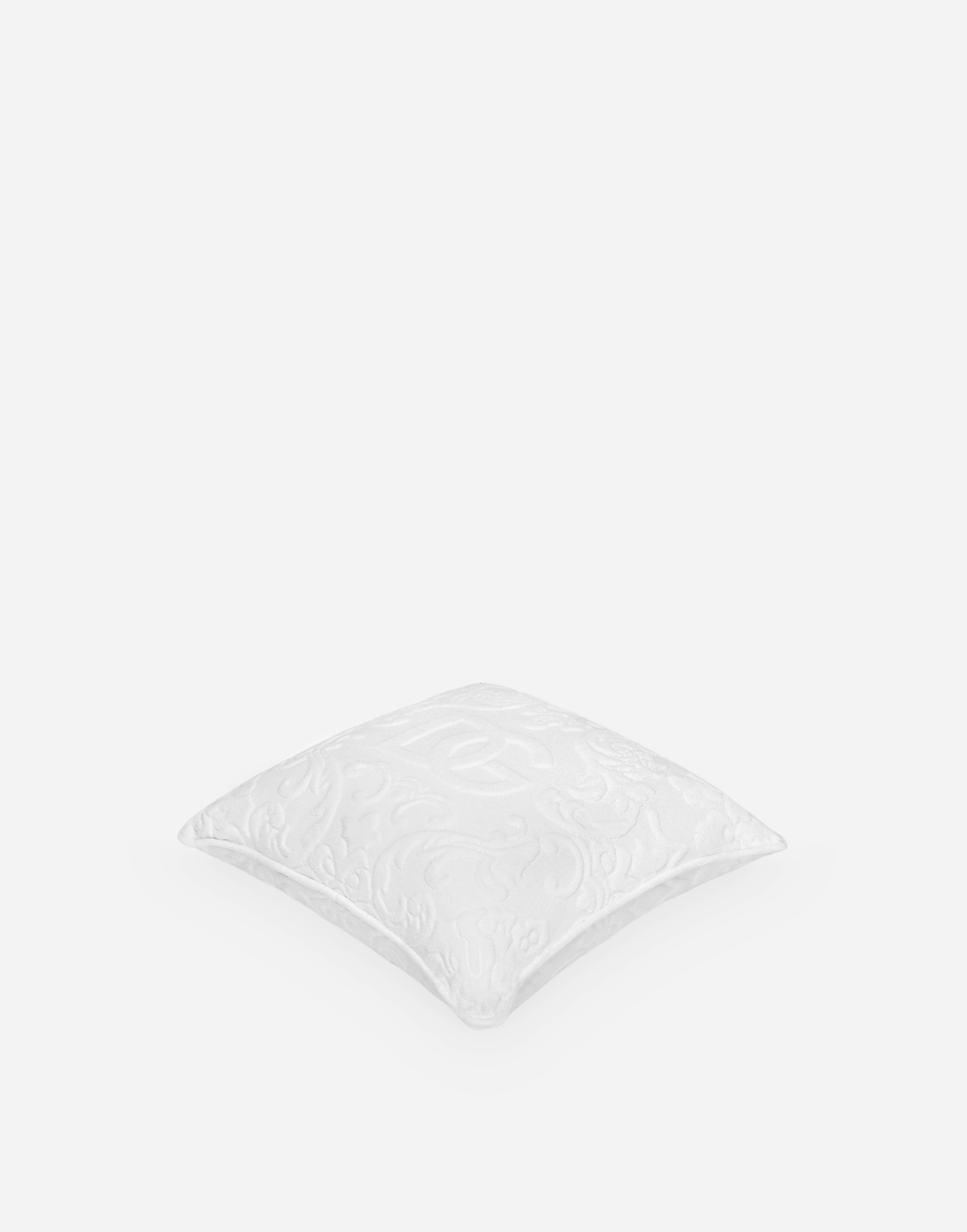 Shop Dolce & Gabbana Cotton Terry Outdoor Cushion In Multicolor