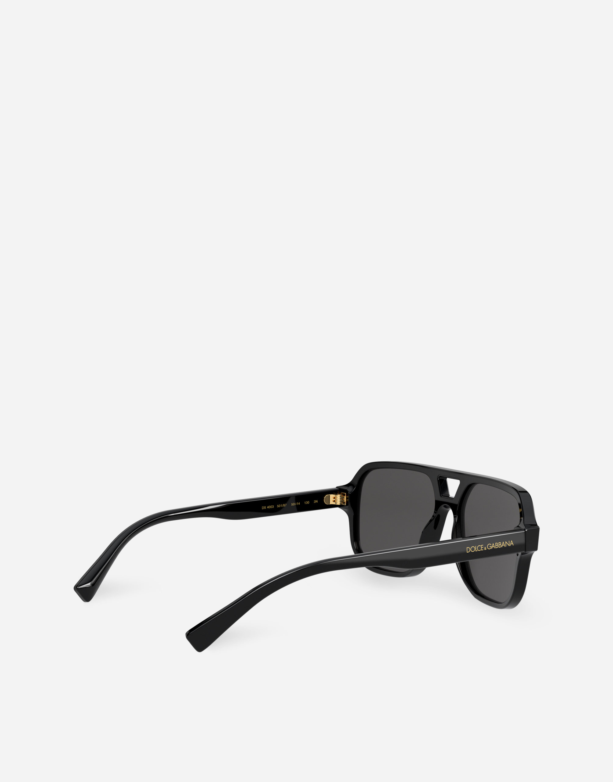 Shop Dolce & Gabbana Think Black Sunglasses