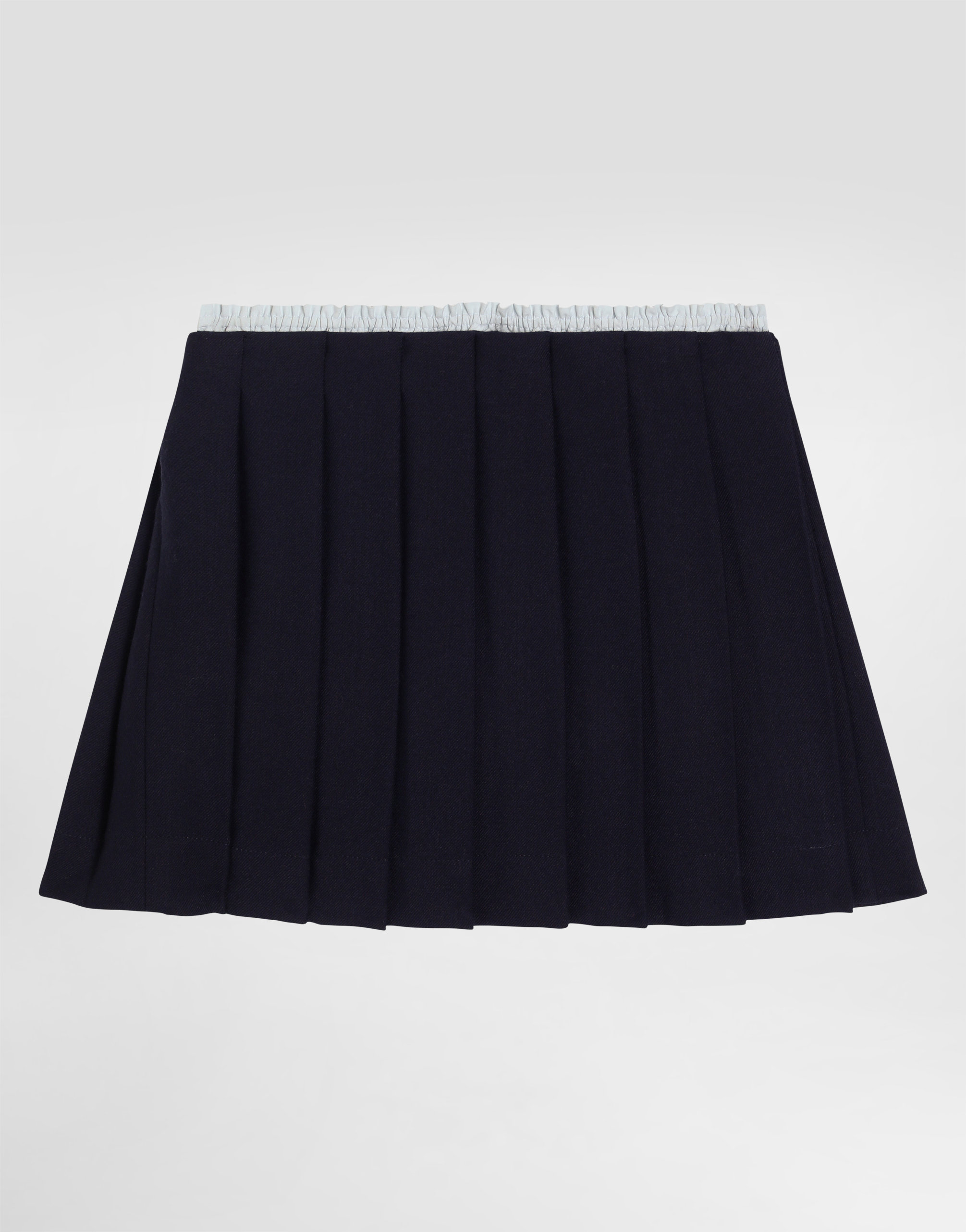 Wool canvas skirt
