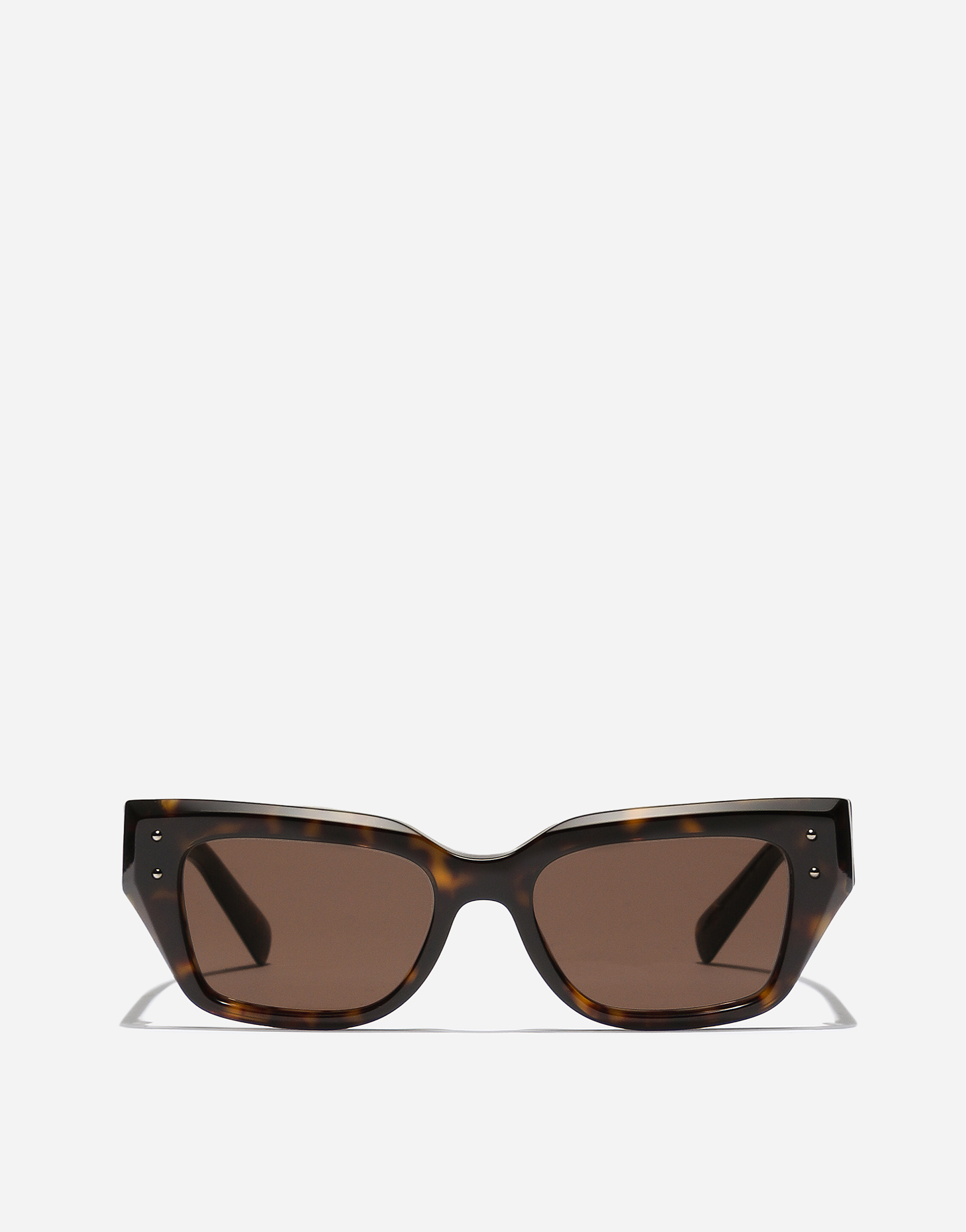 Dolce & Gabbana Dg Sharped Sunglasses - Woman Sunglasses Brown Acetate Onesize