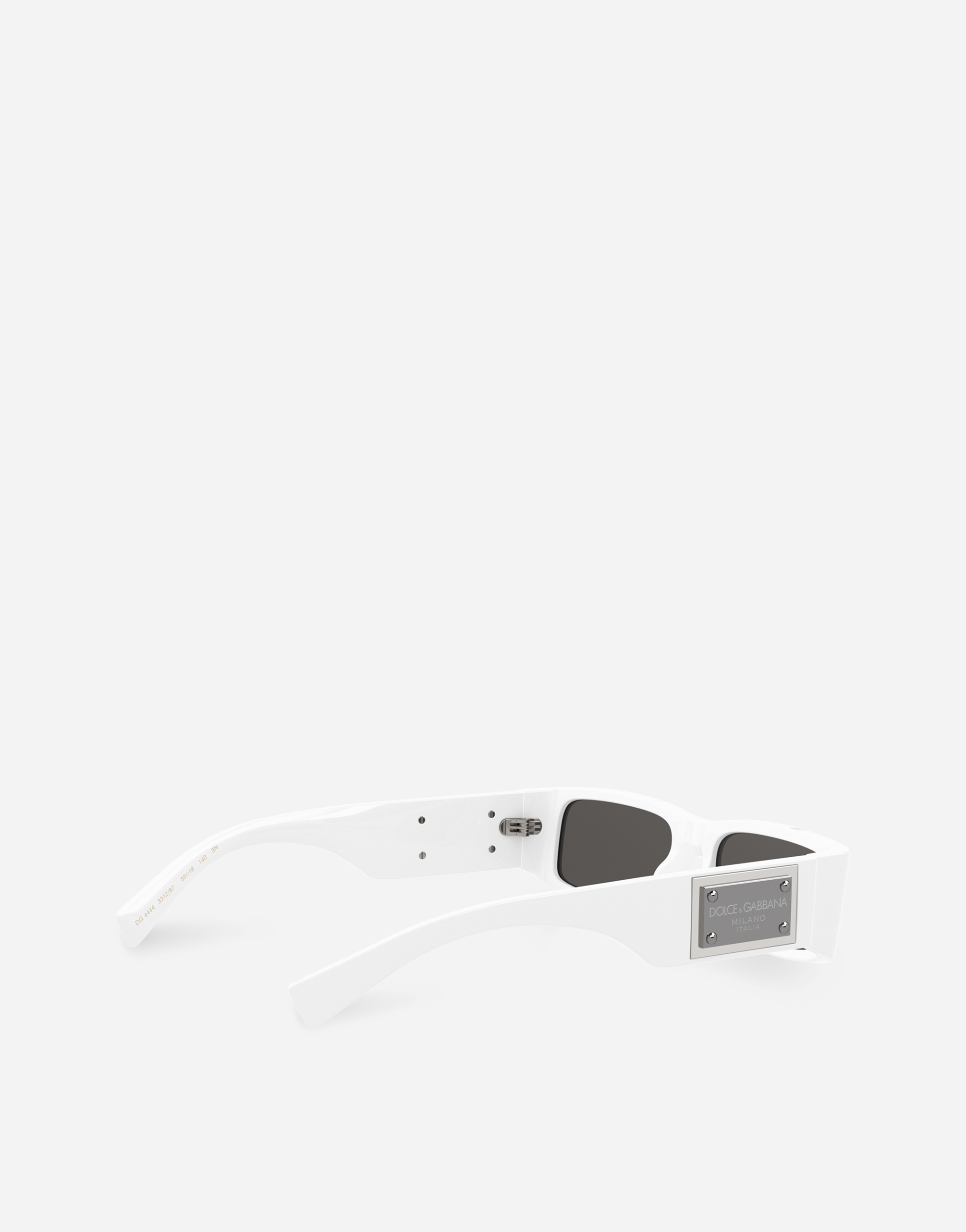 Shop Dolce & Gabbana Re-edition Sunglasses In White