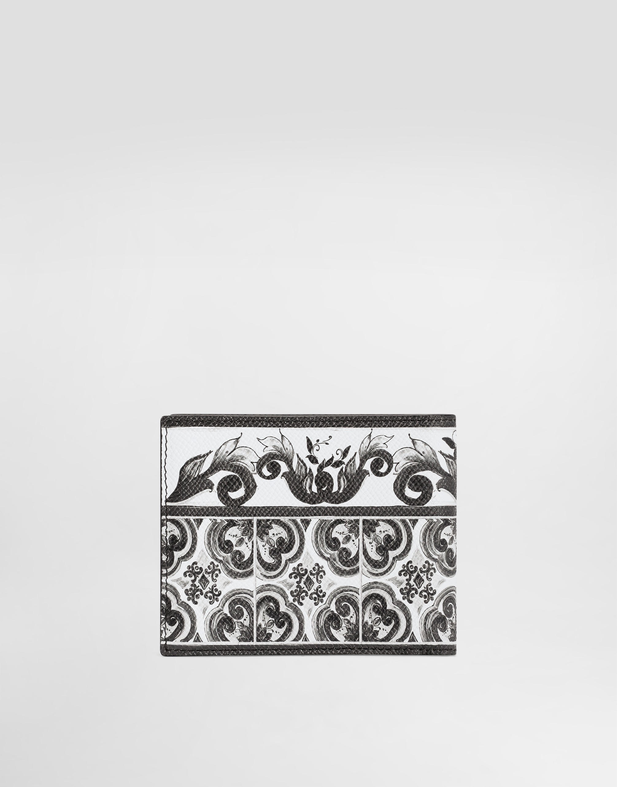 Dolce & Gabbana Graphic-print Wallet In Neutral