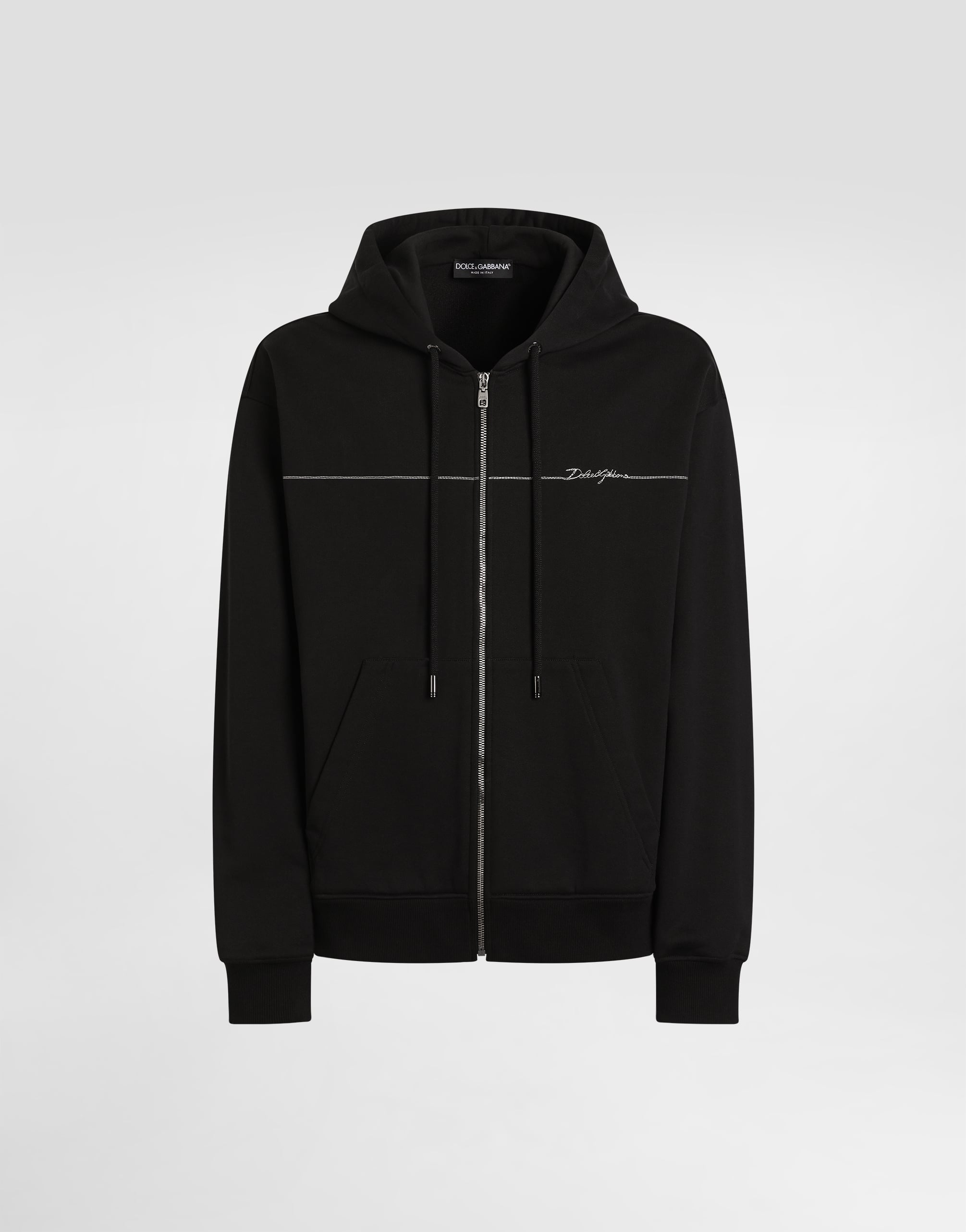 Cotton hooded sweatshirt
