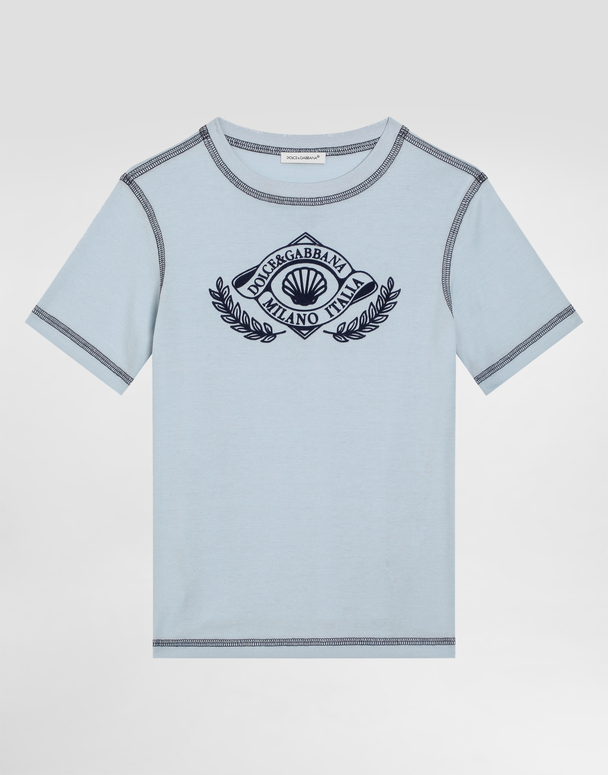 Short-sleeved jersey t-shirt with DG