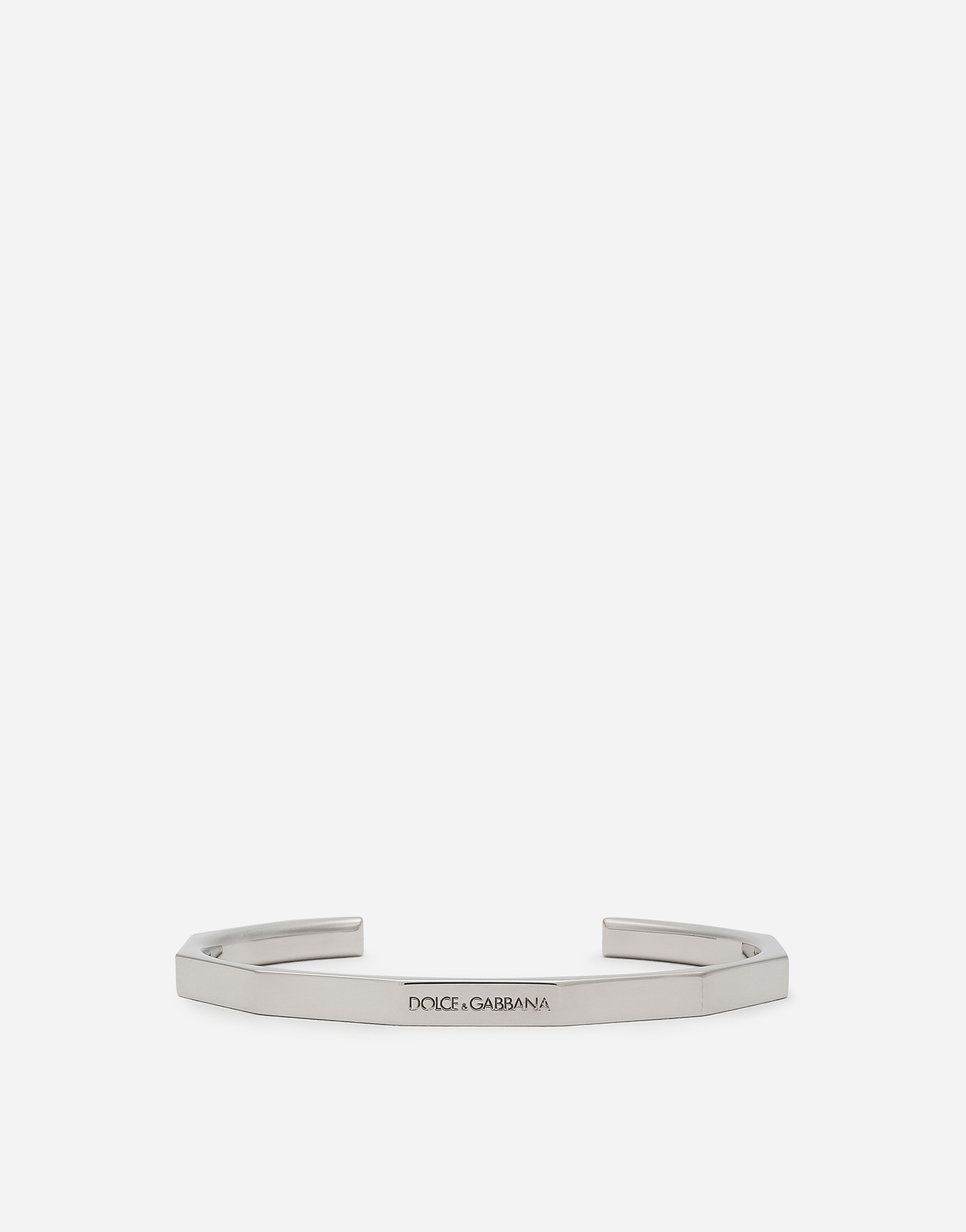 DOLCE&GABBANA ブレスレット シルバー シルバーのメンズ Dolce&Gabbanaロゴ ブレスレット | Dolce&Gabbana®