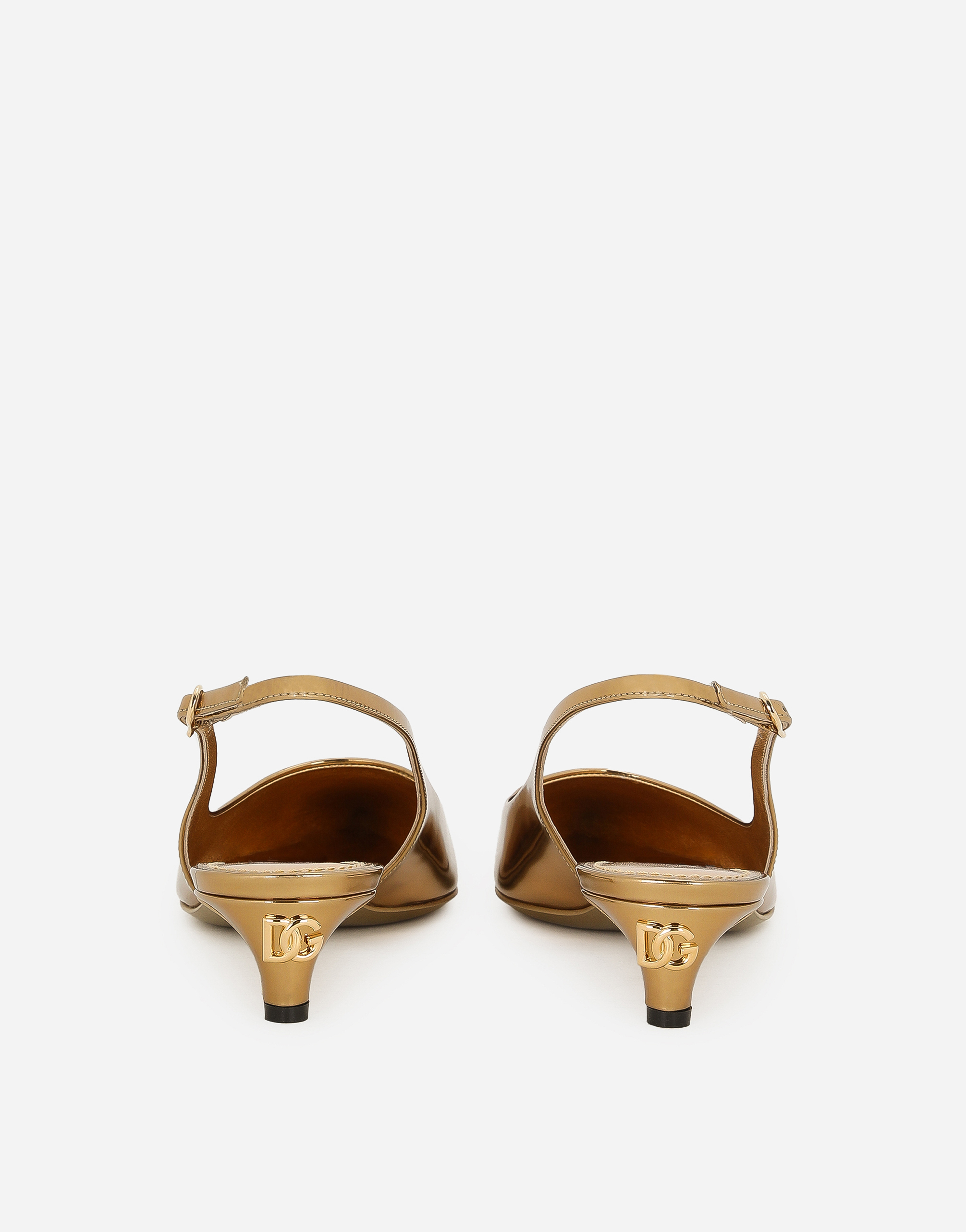 DOLCE & GABBANA CALFSKIN SLINGBACKS
