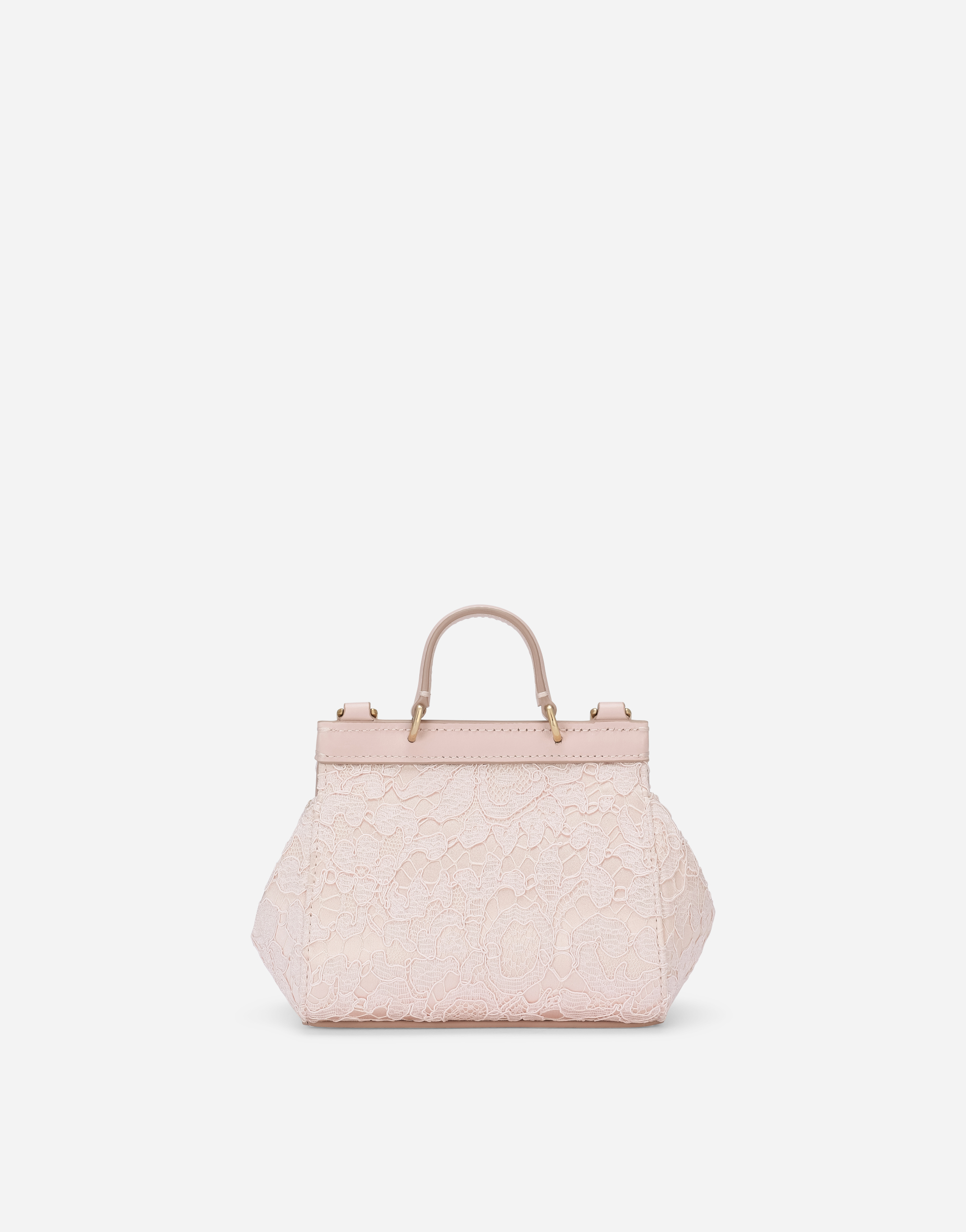 DOLCE & GABBANA CORDONETTO LACE MINI SICILY BAG