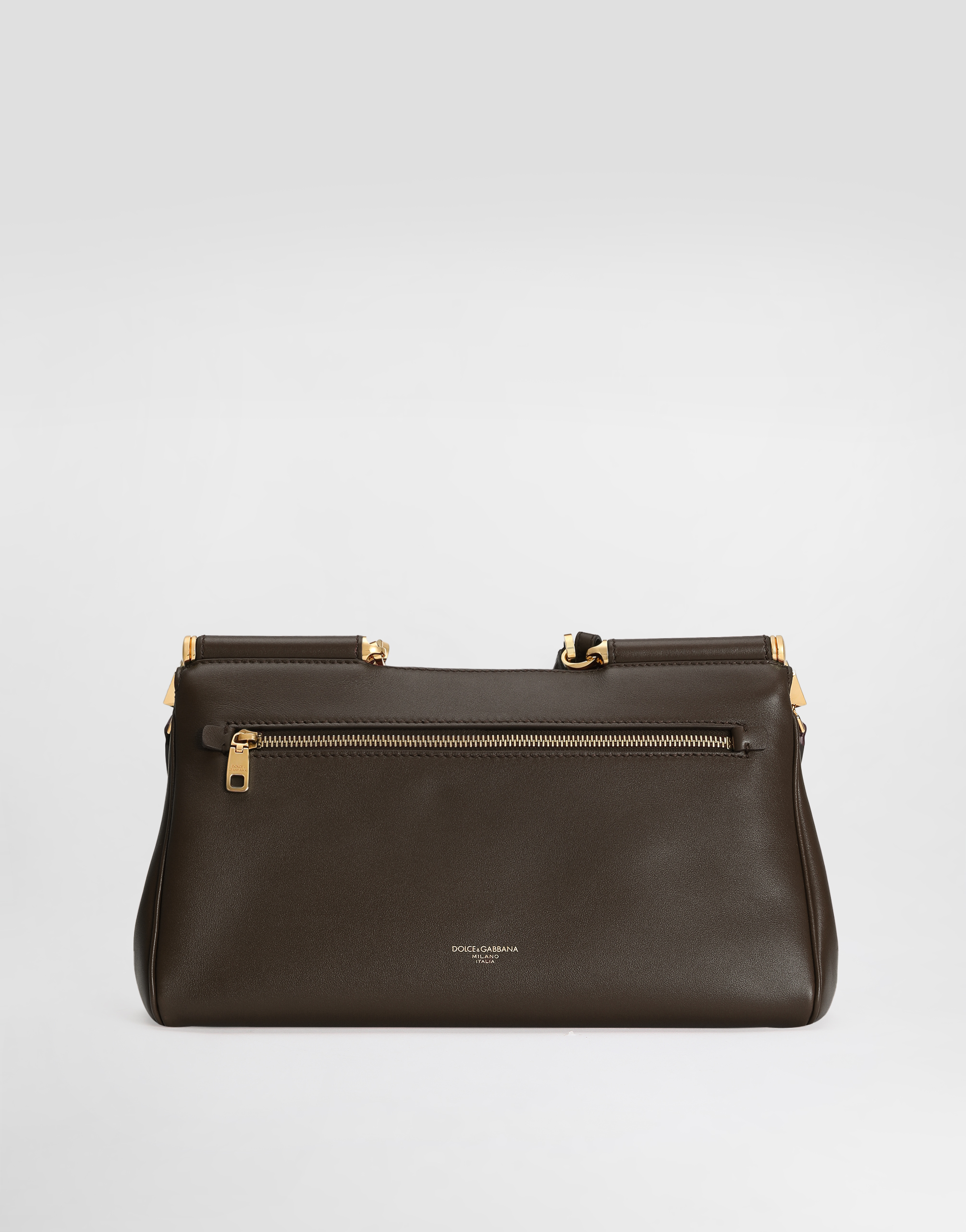 Dolce & Gabbana My Sicily Medium Tote Bag With Handle In Brown