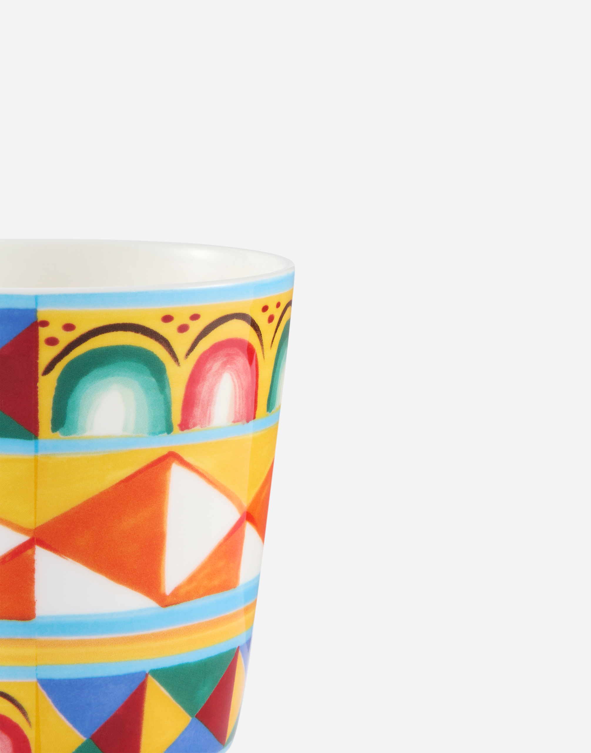 Shop Dolce & Gabbana Fine Porcelain Glass In Multicolor