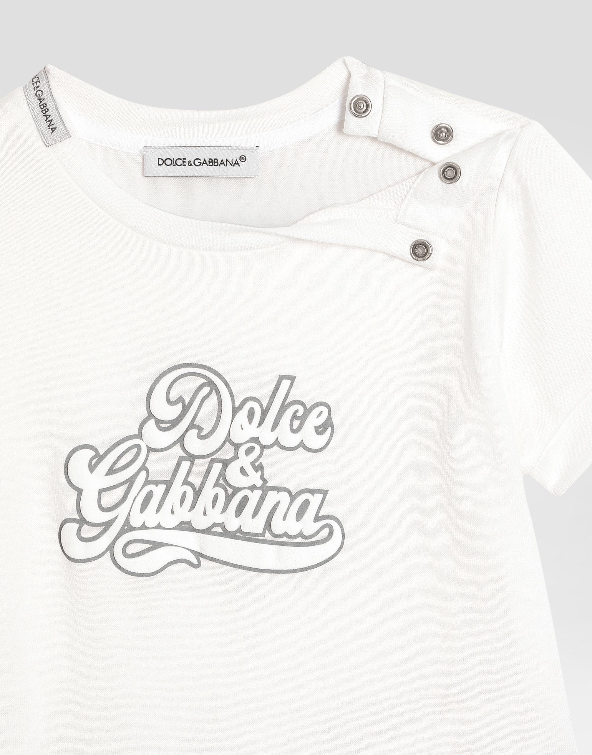  Dolce & Gabbana 2-piece Jersey Gift Set With Print - Homme Lots Cadeaux Et Bodys Multicolore 3/6 Months 