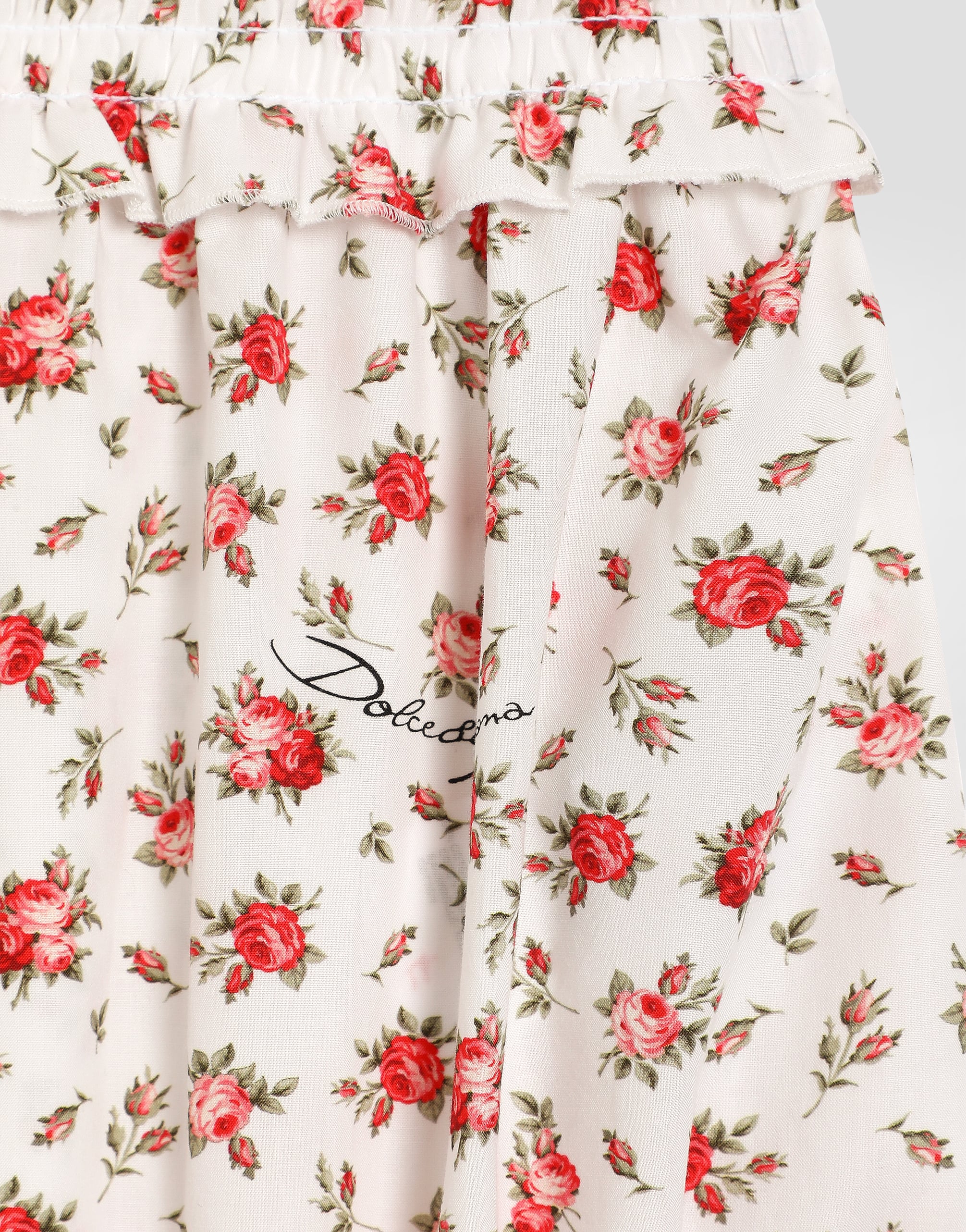  Dolce & Gabbana Small Rose-print Poplin Romper - Femme Lots Cadeaux Et Bodys Multicolor 18/24 Months 