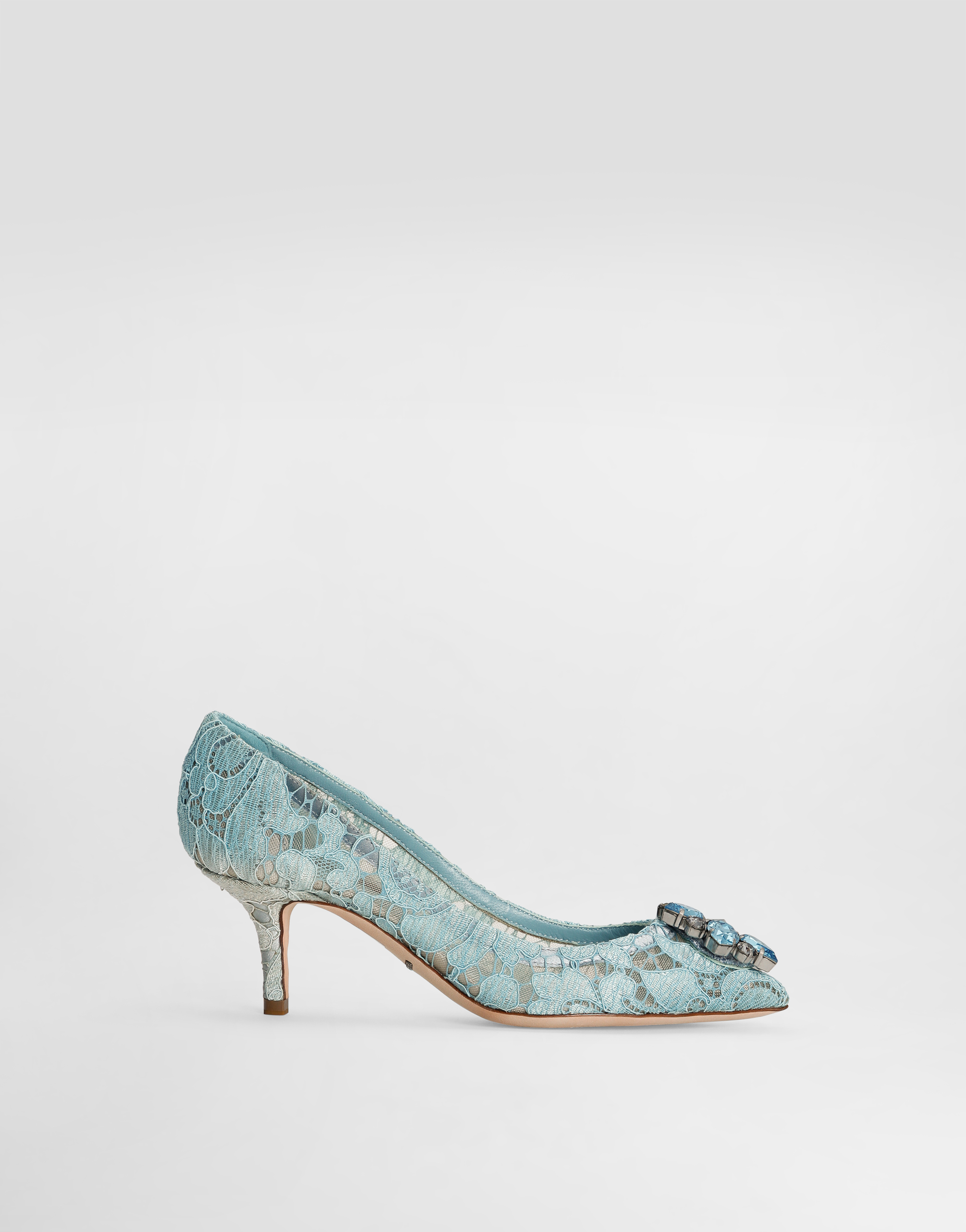Pump In Taormina Lace With Crystals - Women | Dolce&Gabbana