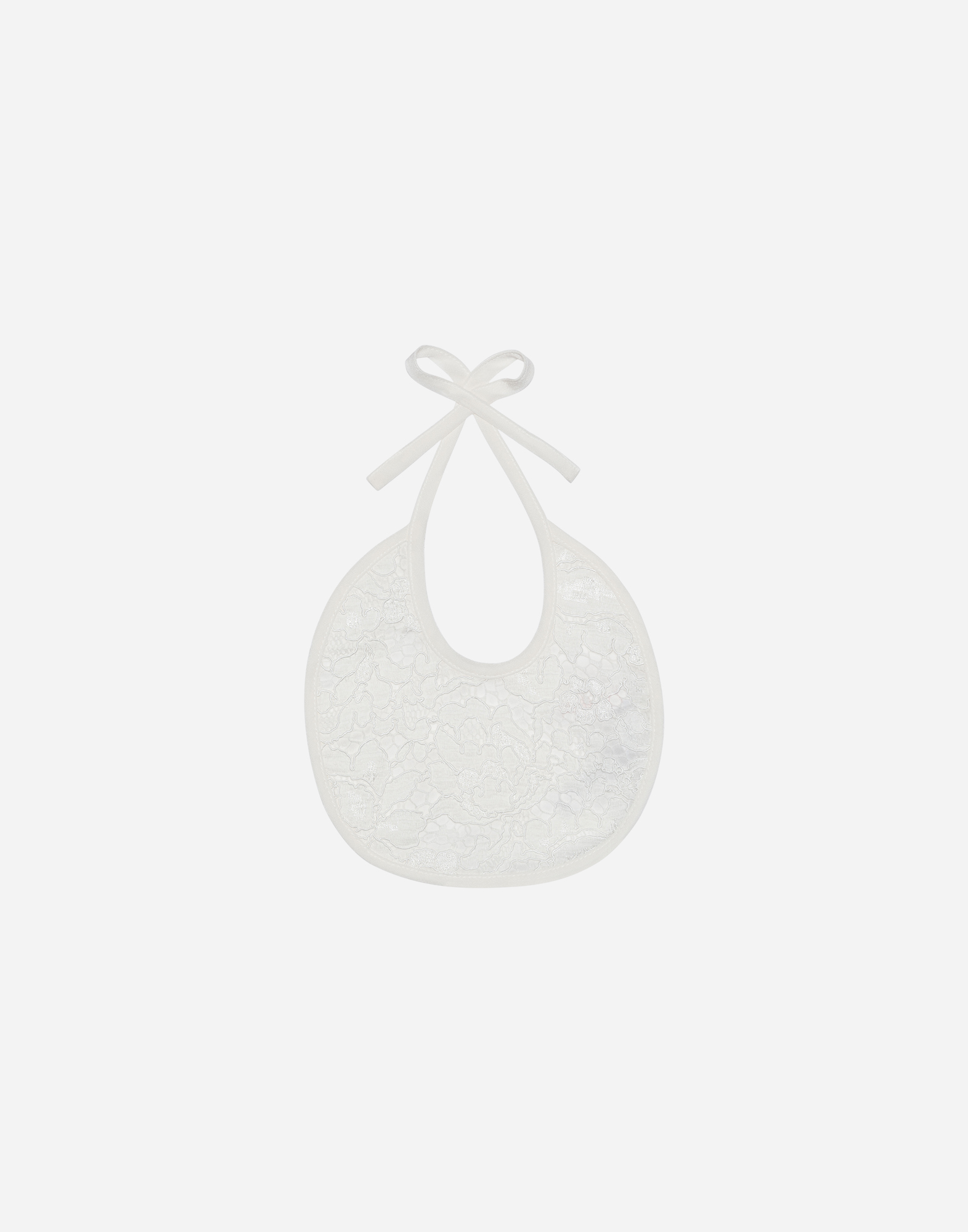  Dolce & Gabbana Lätzchen Aus Galon-spitze - Mann Accessoires Und Baby Carrier Wei� Onesize 