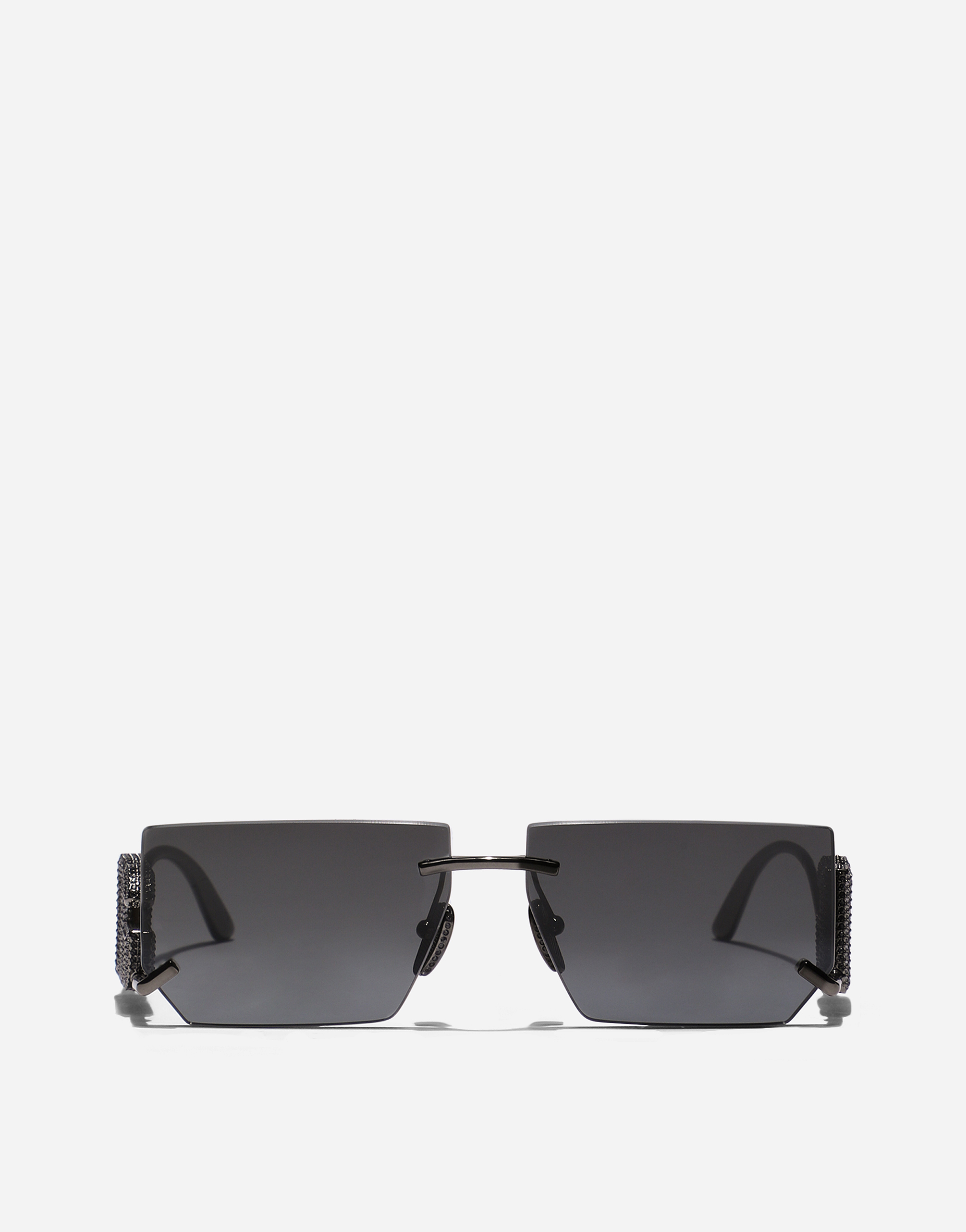 Shop Dolce & Gabbana نظارة شمسية Dg Crystal In Black
